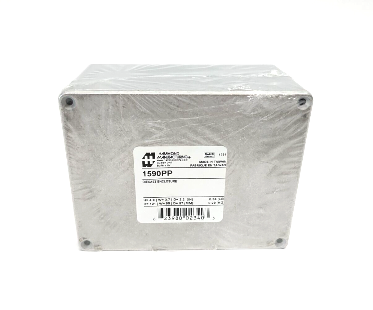 Hammond Manufacturing 1590PP Cast Electrical Enclosure Box 121mm x 95mm x 57mm - Maverick Industrial Sales