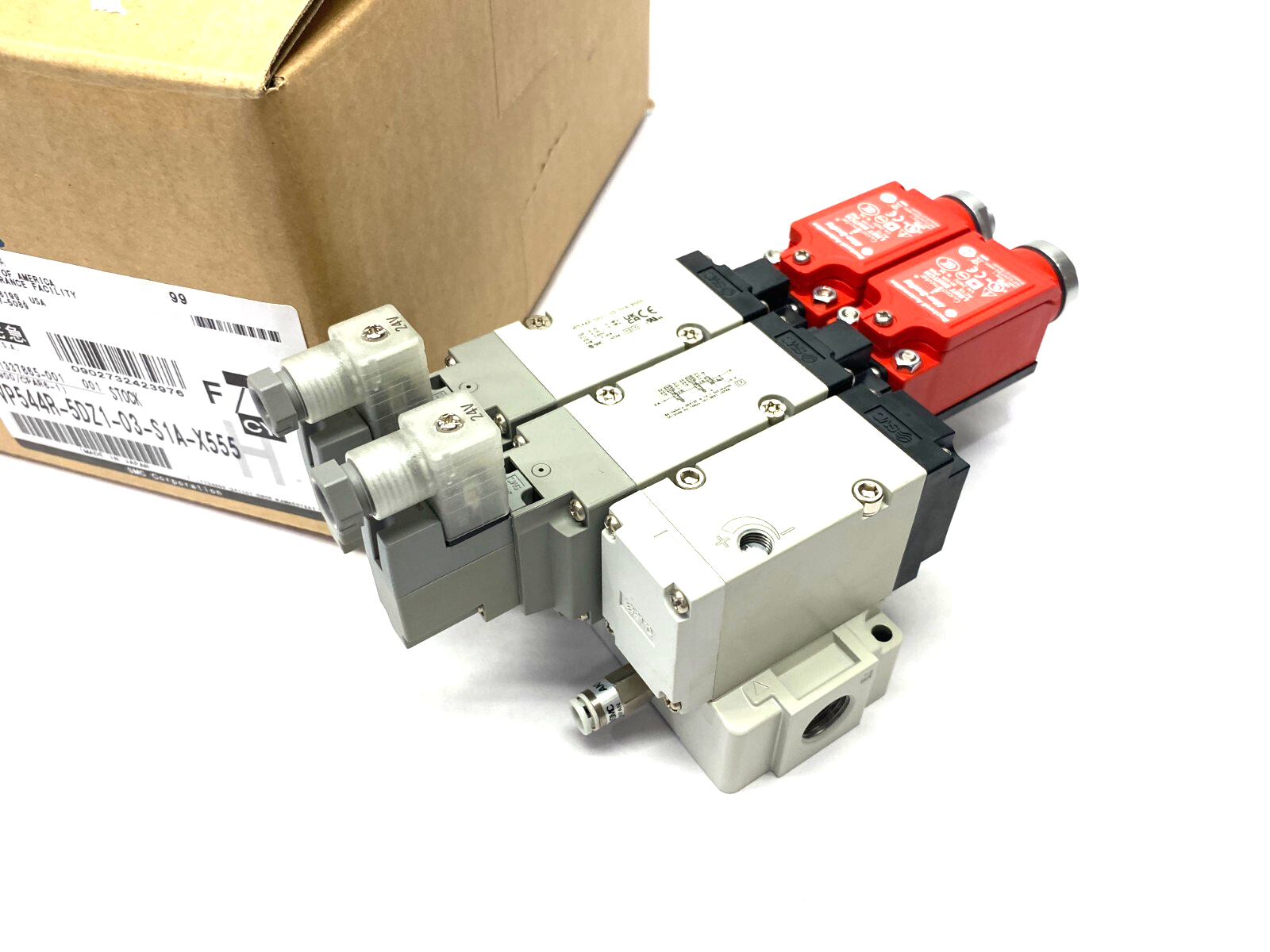 SMC VP544R-5DZ1-03-S1A-X555 Residual Pressure Release Valve 3-Port, 3/8" NPT - Maverick Industrial Sales