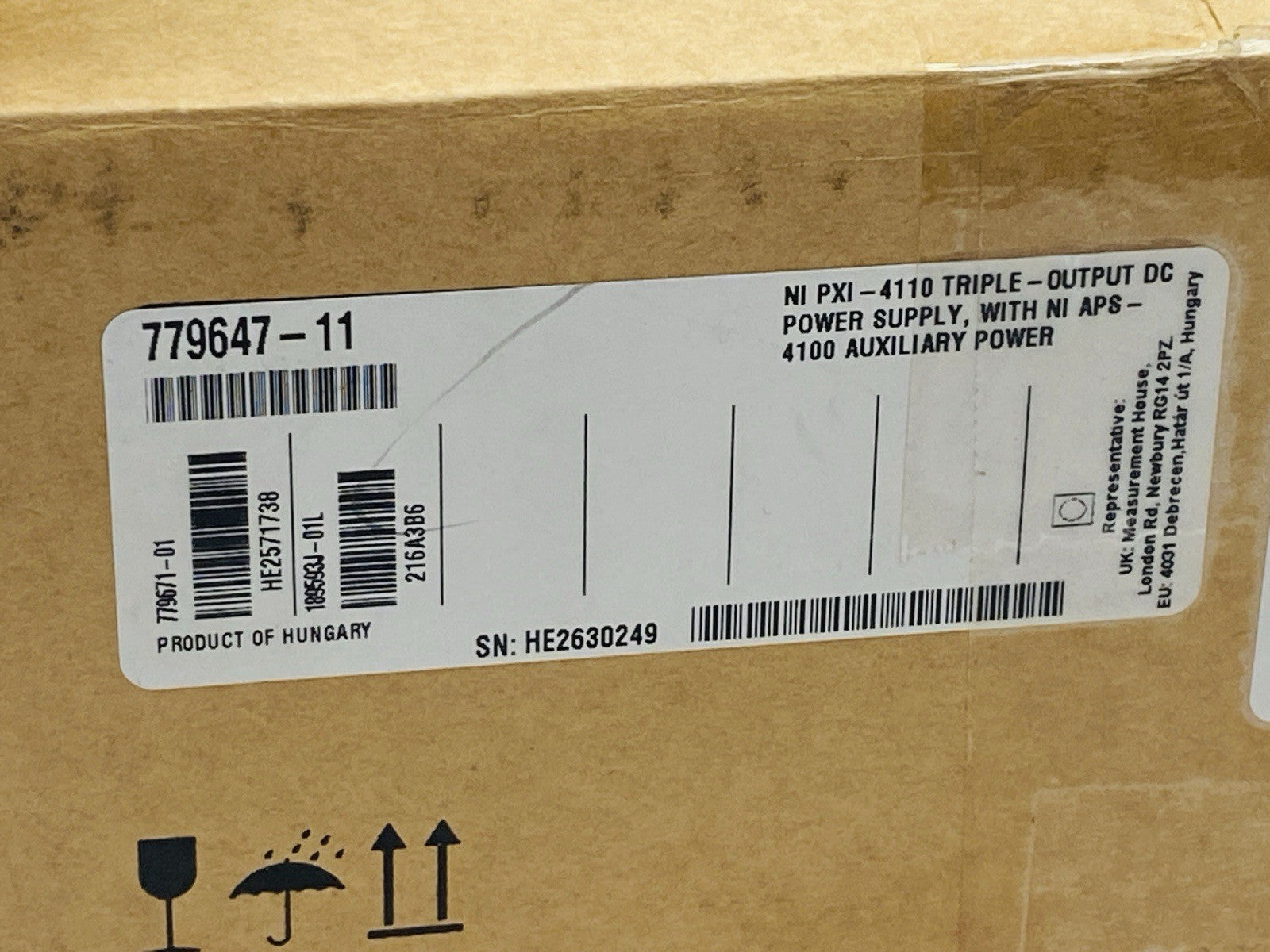 National Instrument 779647-11 PXI-4110 DC Power Supply Card APS-4100 - Maverick Industrial Sales