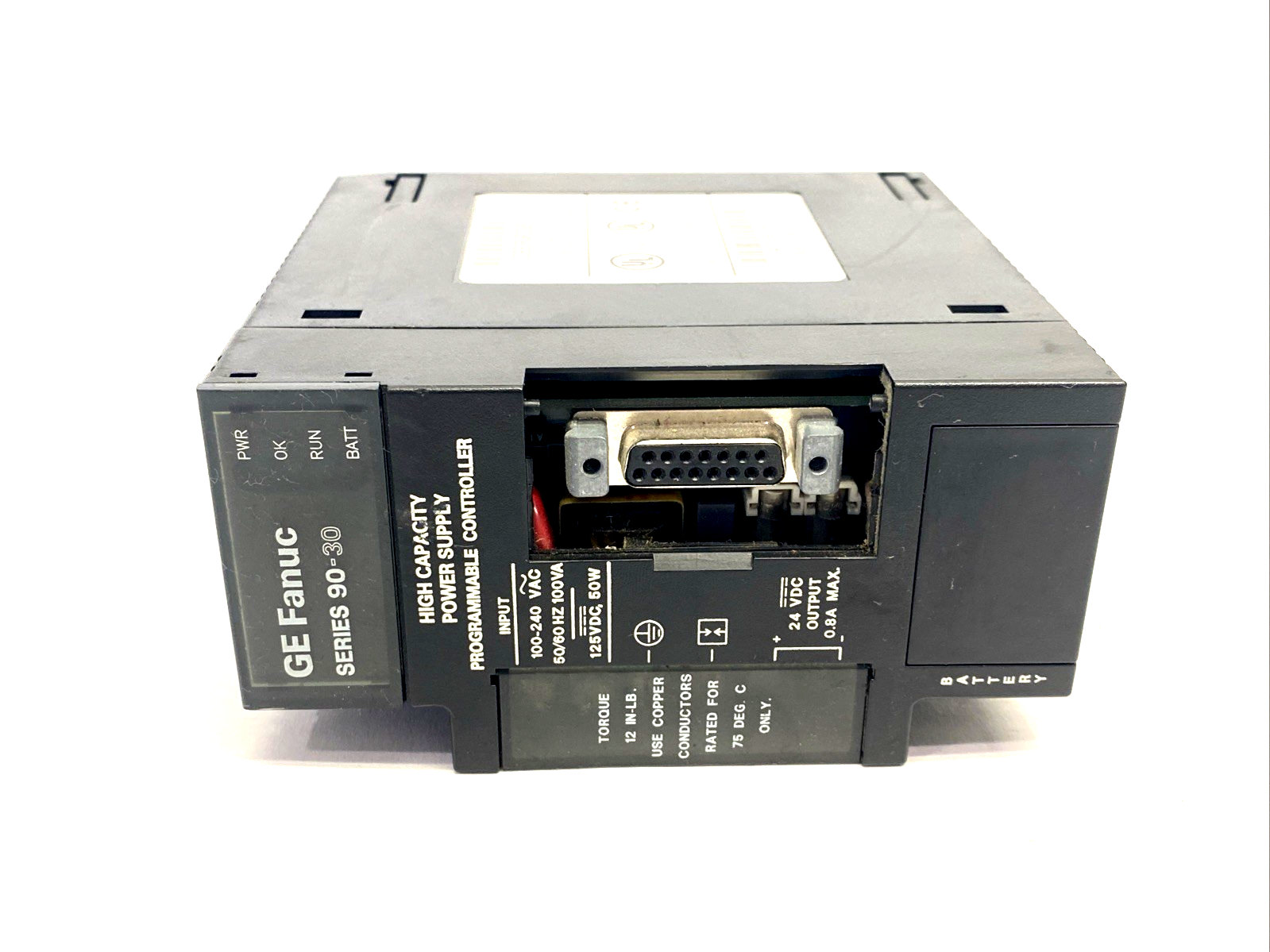 IC693PWR330E | GE Fanuc Power Supply Module 120/240VAC HI-CAP 30W BROKEN LATCH - Used - Maverick Industrial Sales