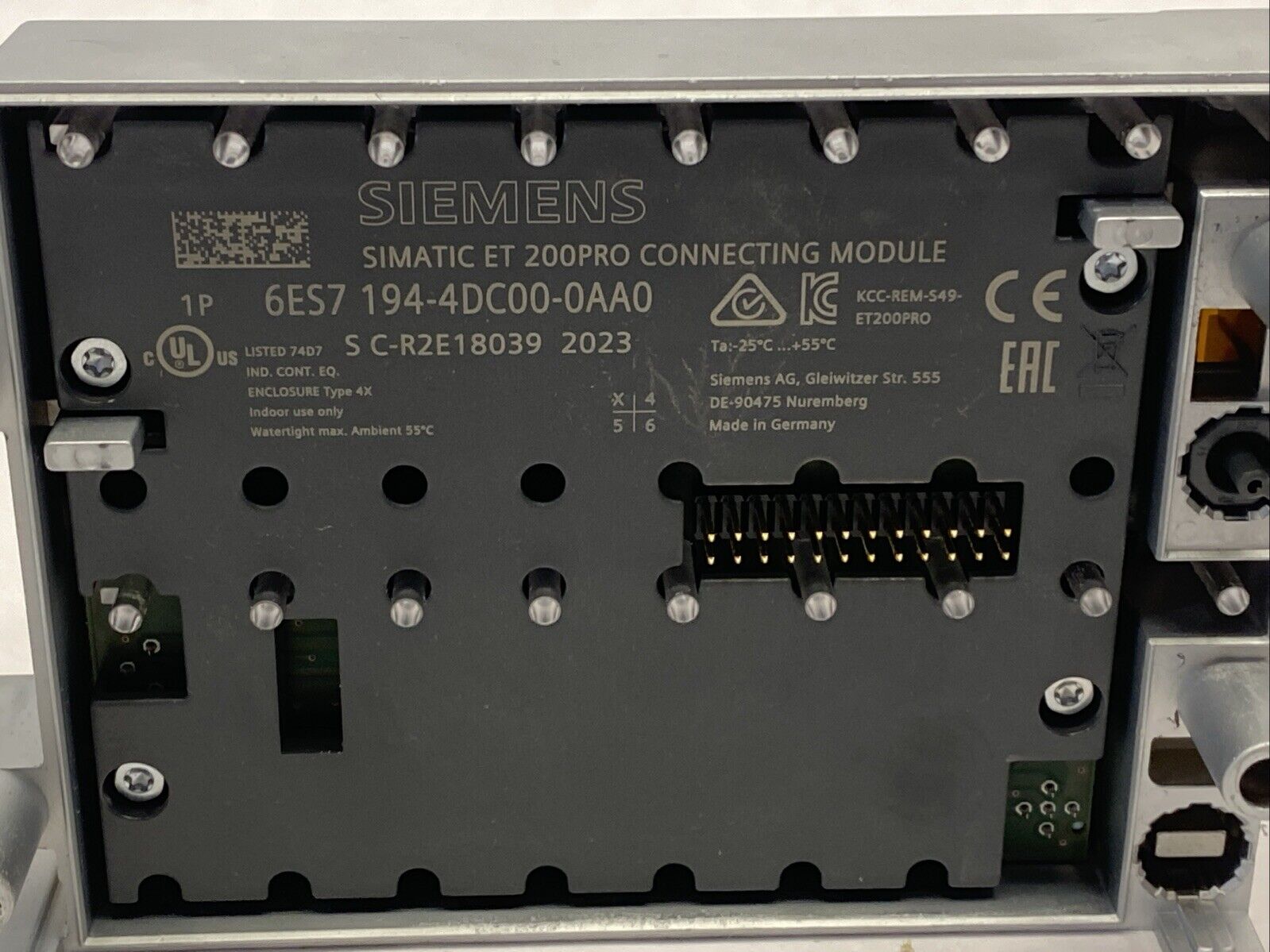 Siemens 6ES7 194-4DC00-0AA0 Simatic ET 200PRO Expansion Connecting Module - Maverick Industrial Sales