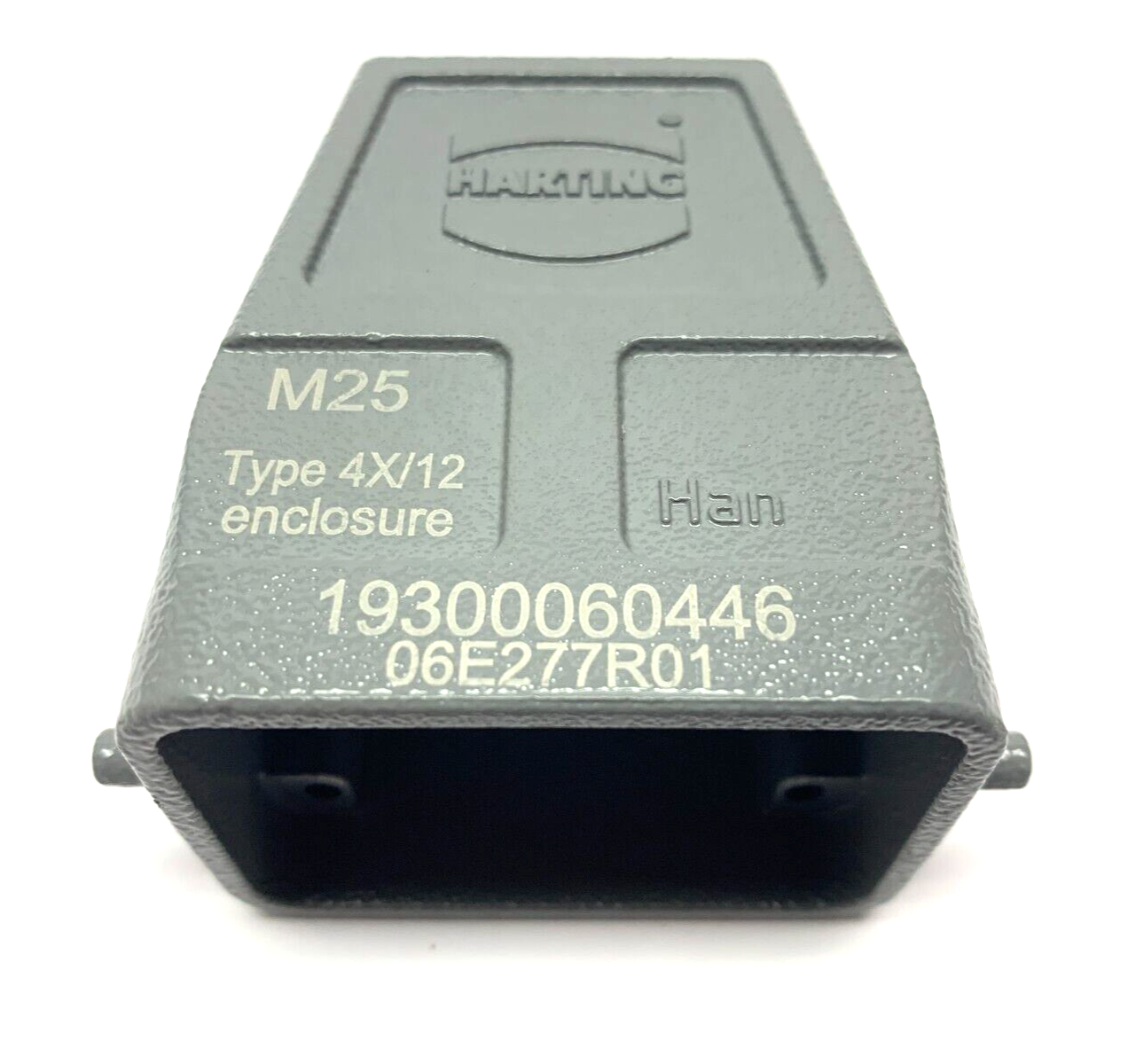 Harting 19300060446 Top Entry Hood M25 HAN 6B 2 Pegs Type 4X/12 Enclosure - Maverick Industrial Sales
