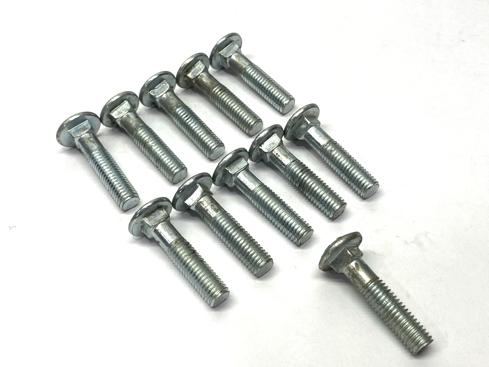 1/2"-13 x 2-1/2" Carriage Bolt 1/2" Unthreaded Grade 2 LOT OF 11 SHELFWARE - New – Open box - Maverick Industrial Sales