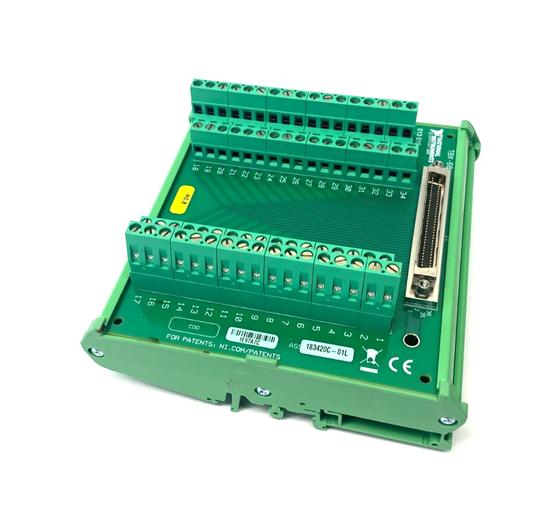 TBX-68, 183420C-01L | National Instruments TBX-68 68-Pin Female SCSI to 68-Pin Screw Term 183420C-01L - Used - Maverick Industrial Sales