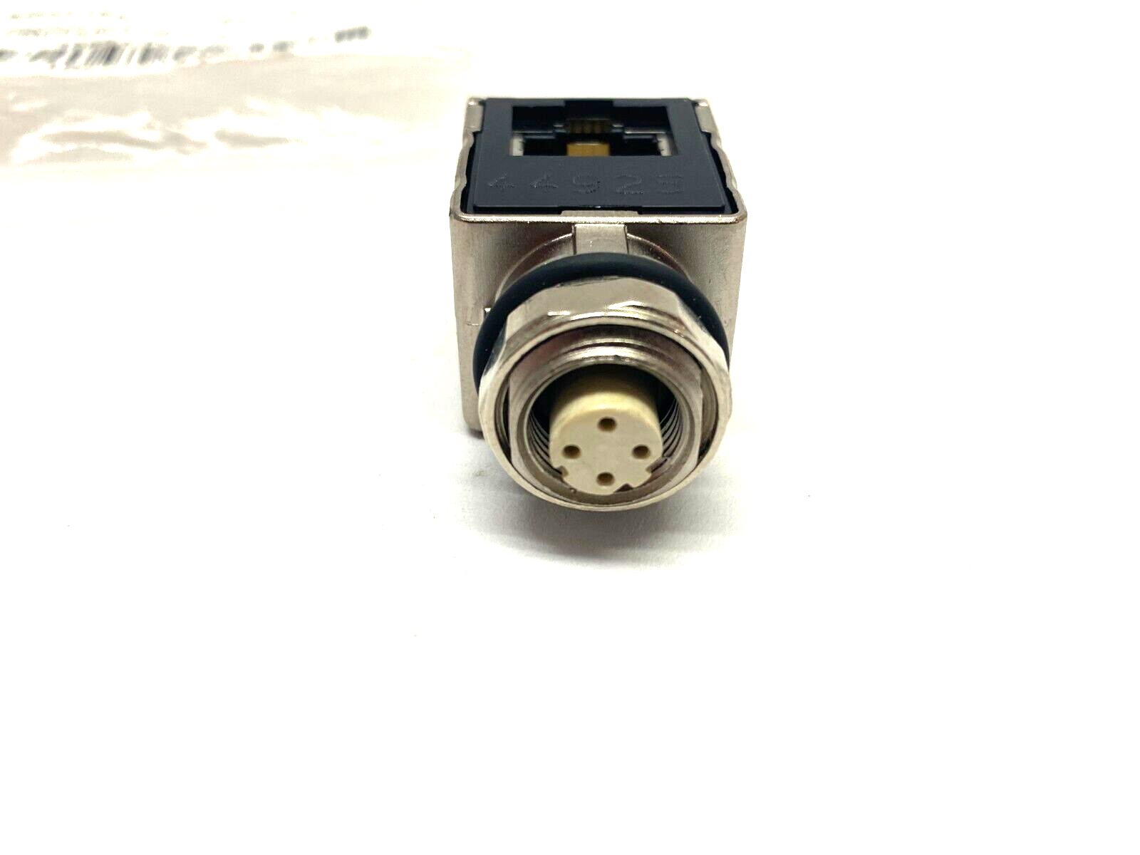 Allen Bradley 1585A-DD4JD Ser. B Ethernet Adapter 4-Pin M12 D-Code Female - New – Open box - Maverick Industrial Sales