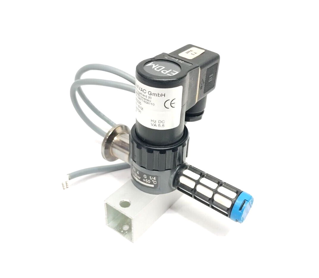 ILMVAC 700235 Electromagnetic Vacuum Through Valve VS 16 M 24VDC 5.5VA DN4 G 1/4 - Maverick Industrial Sales
