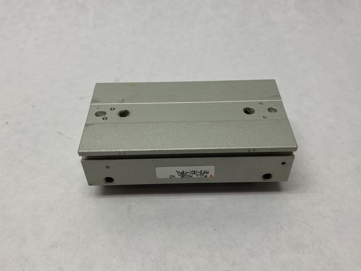 MHF2-16D1 | SMC Low-Profile Pneumatic Gripper, 2-Finger, 16mm Stroke Per Jaw - Used - Maverick Industrial Sales