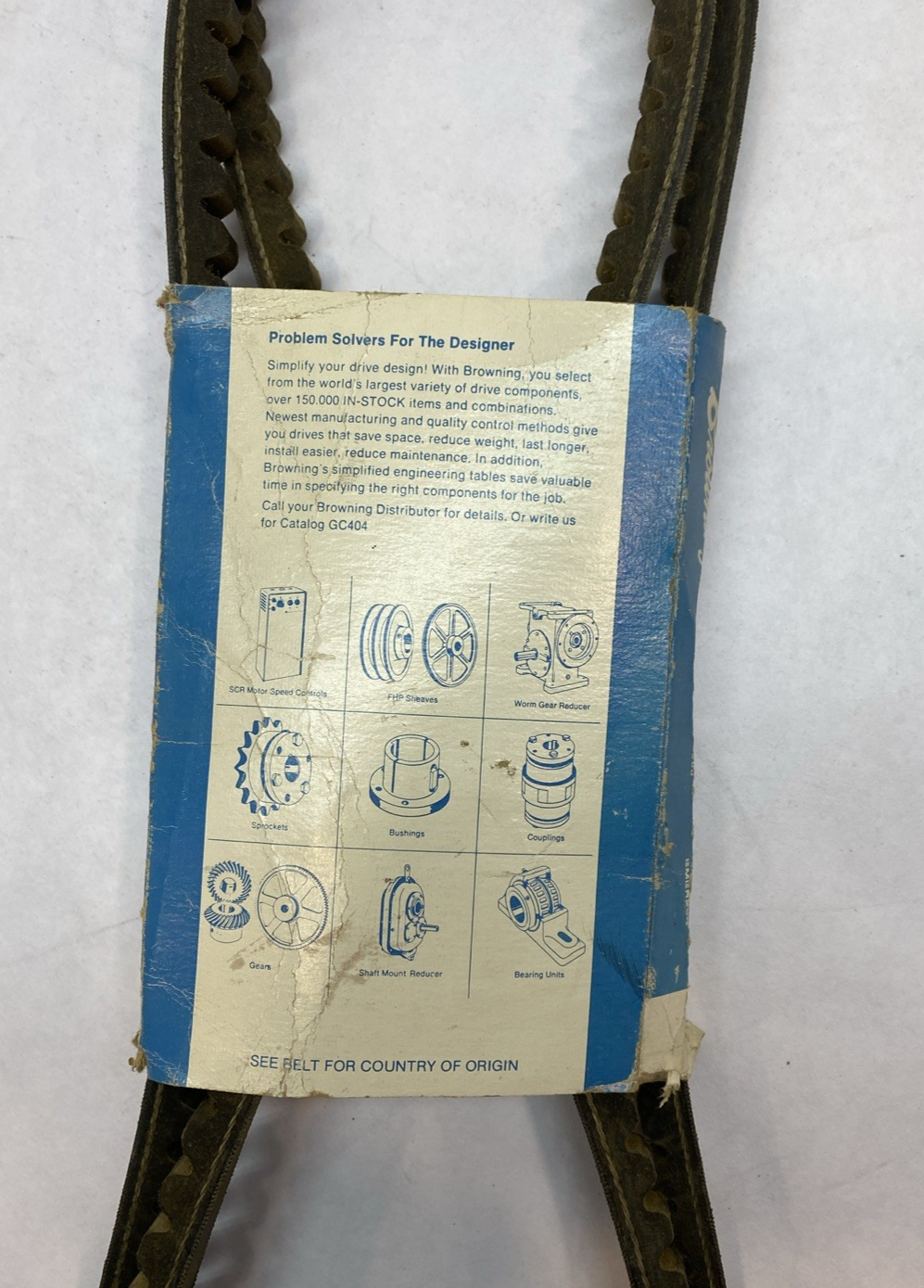 Browning BX85/6A135 Cogged GripNotch V-Belt - Maverick Industrial Sales