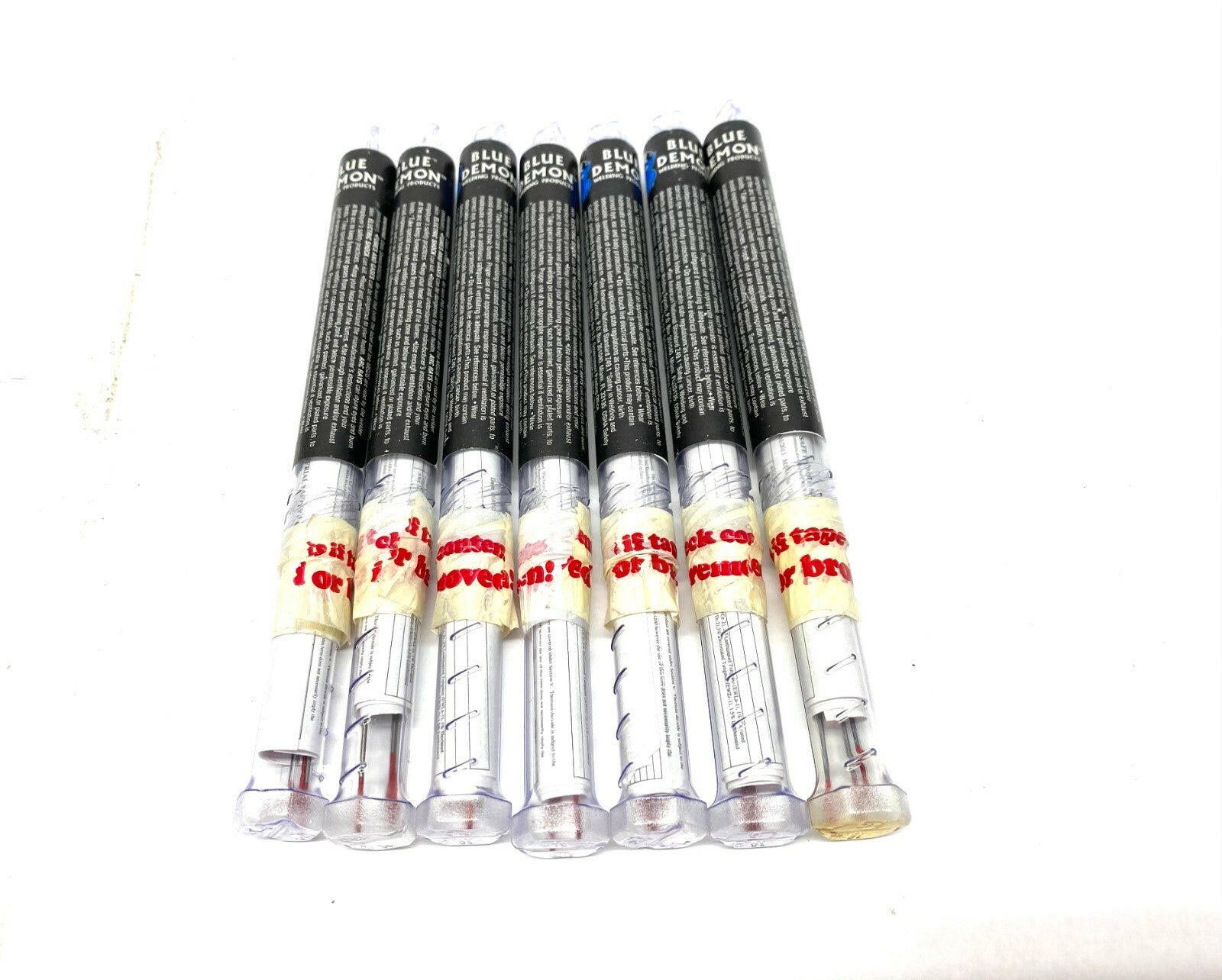 Blue Demon TE2T-040-3T 3PK EWTh-2 .040" 2% Thoriated Tungsten LOT OF 7 - Maverick Industrial Sales
