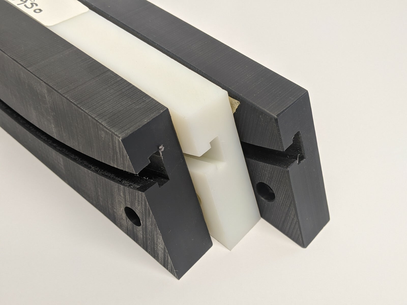 75-208C382 Milled Track Wearstrip 11-3/8" x 1" x 2-1/2" D208C018, 3 PIECE SET - Maverick Industrial Sales
