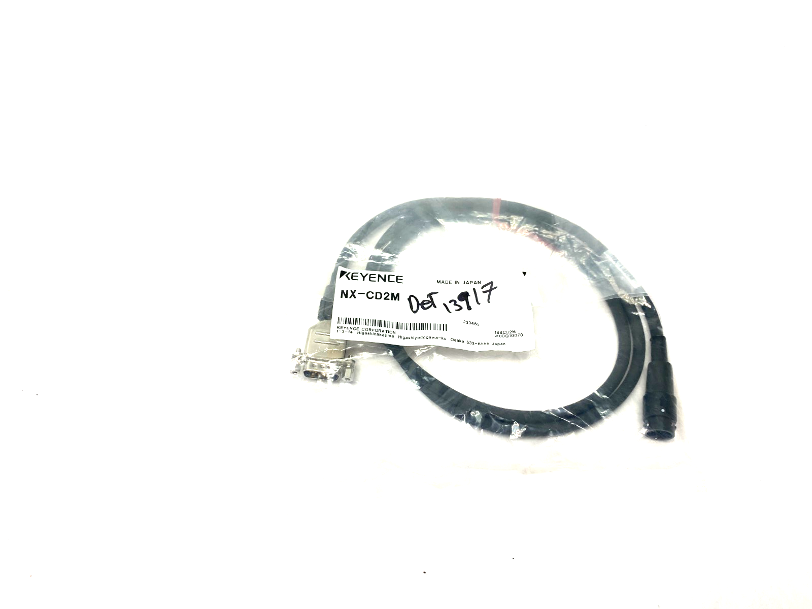 Keyence NX-CD2M Network Controller Conversion Cable Round Connector - Maverick Industrial Sales