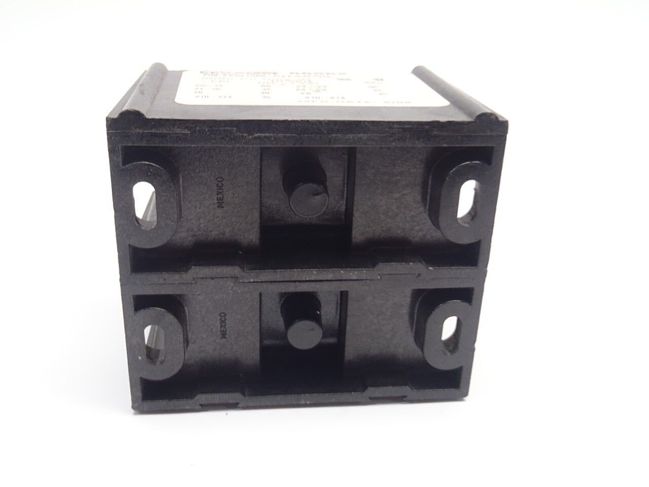 66562 | Ferraz Shawmut Power Distribution Terminal Block 600V PDB 2-Pole - Used - Maverick Industrial Sales