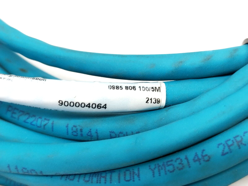 Lumberg 0985 806 100/5M EtherNet/IP Cordset M12 4-Pin Male To Male 5m 900004064 - Maverick Industrial Sales