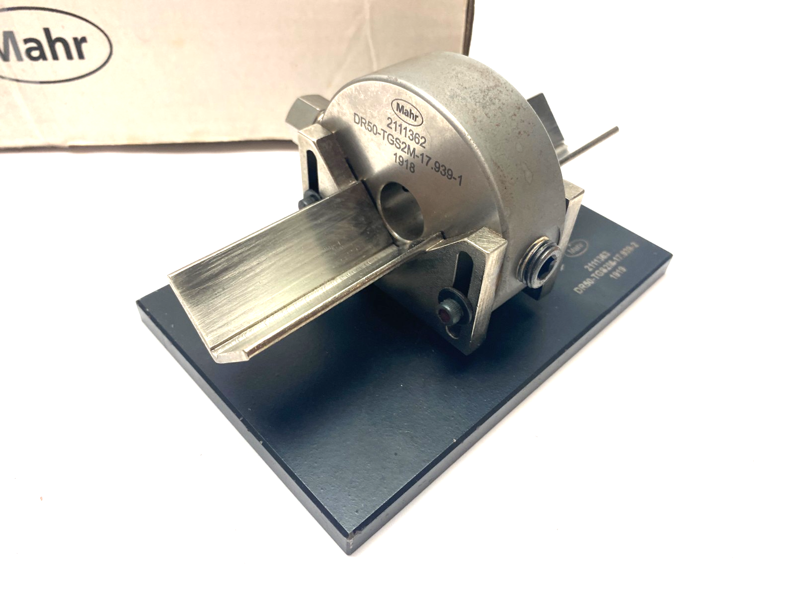 Mahr 2111362 Dimensionair 2-Jet Air Ring Gauge DR50-TGS2M-17.939-1 w/ Base Plate - Maverick Industrial Sales