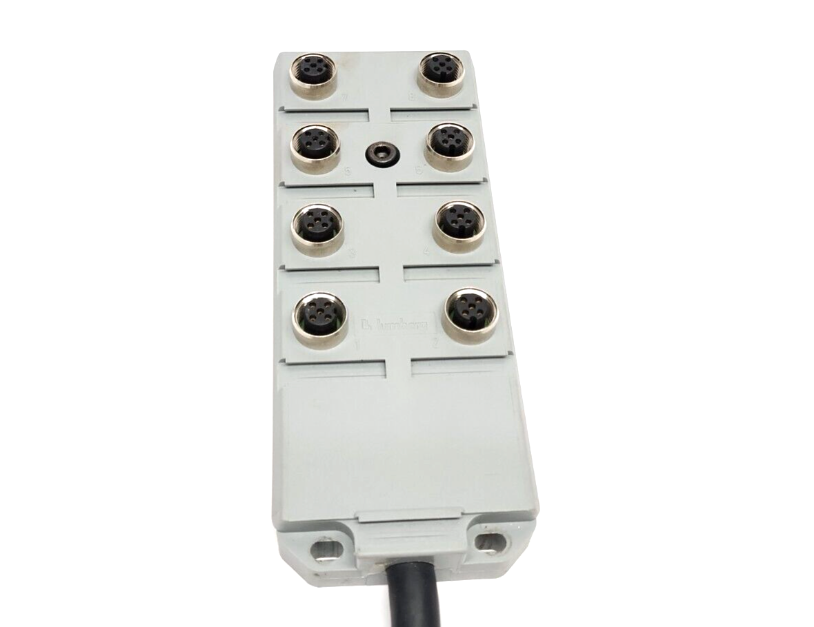 Lumberg Automation ASB 8-S3064/5M 8-Port Passive Junction Box M12 5-Pin - Maverick Industrial Sales