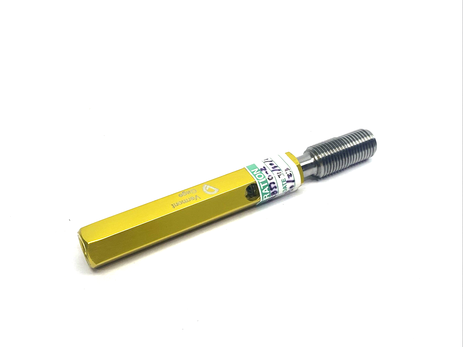 Vermont Gage M12 x 1.25 6g GO Thread Plug Gage, Male Thread Only M12 X 1.25-6G - Maverick Industrial Sales