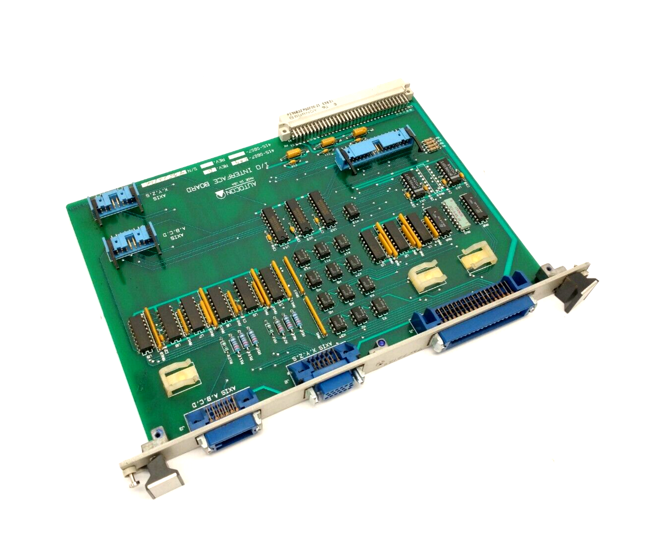 Autocon 415-0607-209 Rev. B I/O Interface Circuit Board PCB Hurco BMC30HT - Maverick Industrial Sales