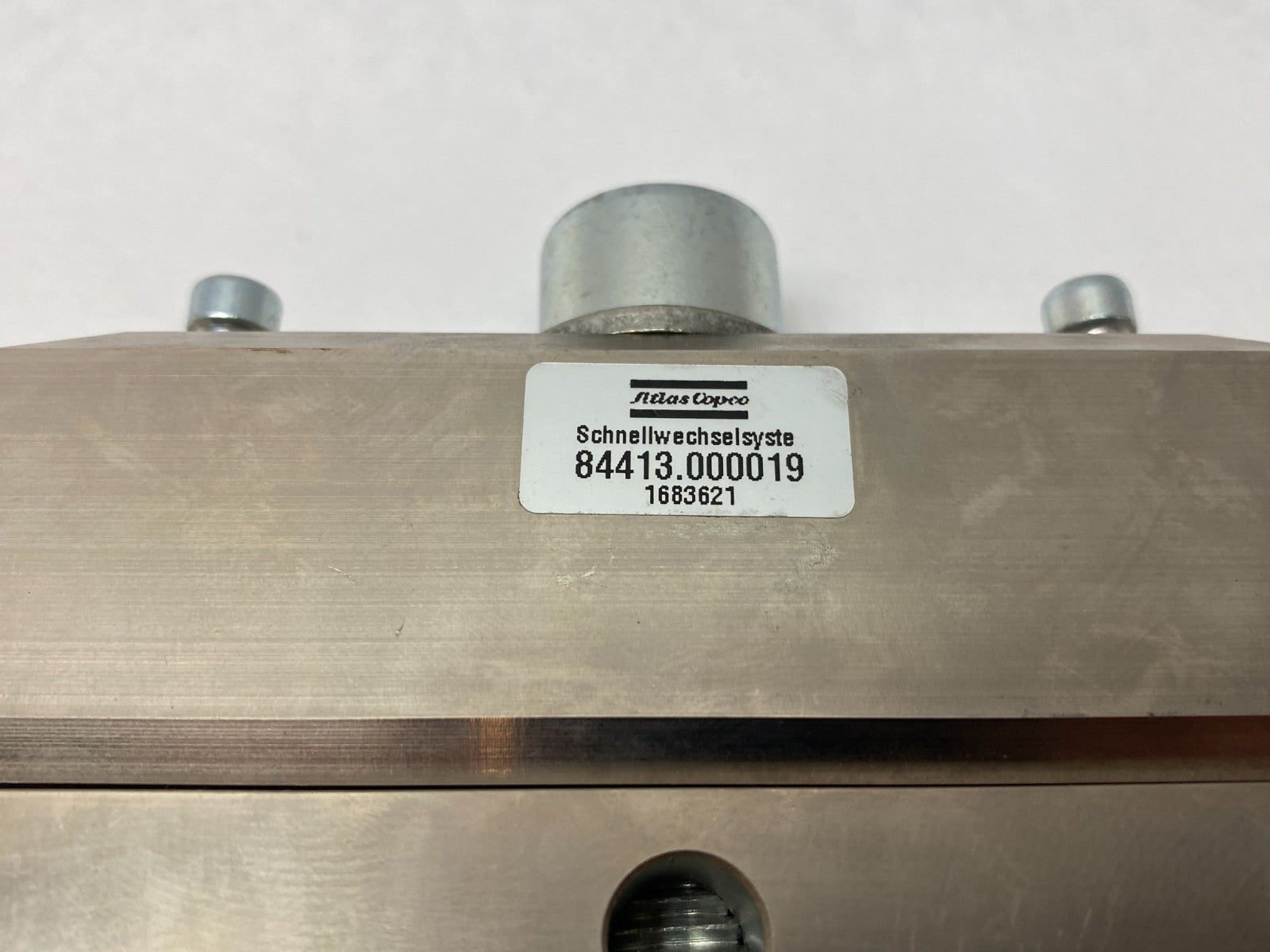 Atlas Copco 84413.00019 Quick-Change System Plate NO BOTTOM LOCK PLATE - Maverick Industrial Sales