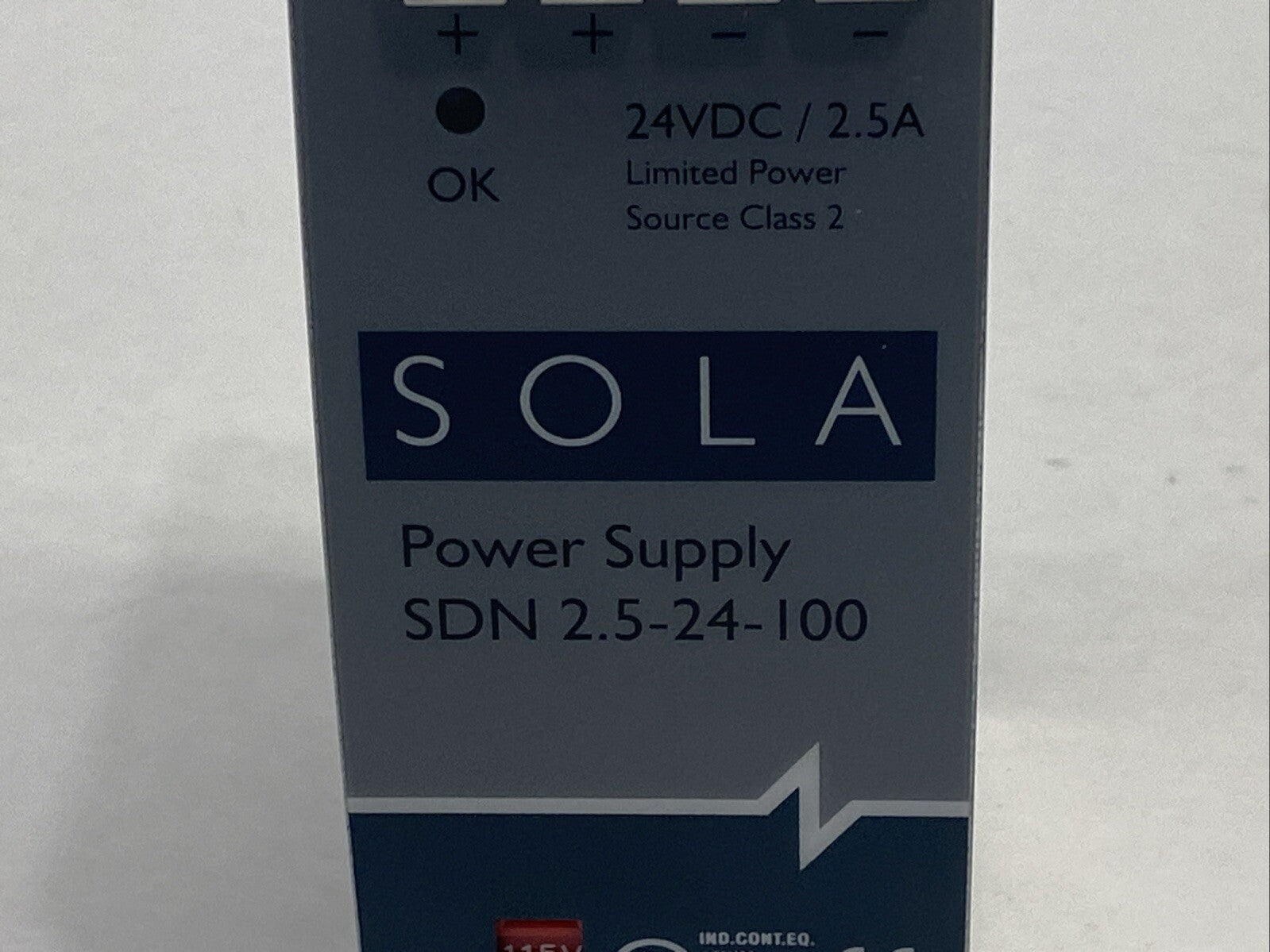 Sola SDN 2.5-24-100 Power Supply 115/230VAC 24VDC 2.5A - Maverick Industrial Sales