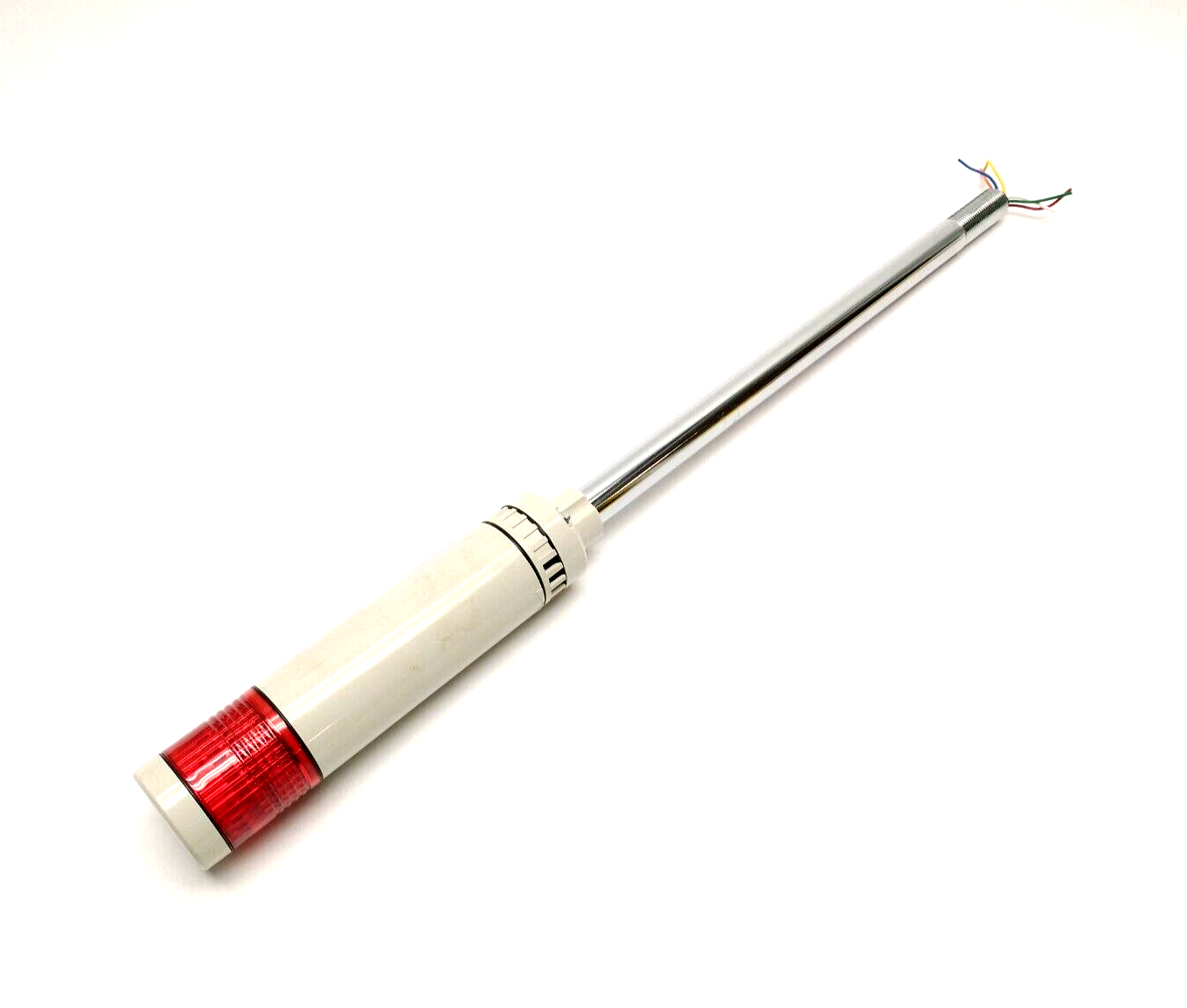 Patlite LCE-102-R Audible Signal Tower Stack Light, Red, 24V AC/DC - Maverick Industrial Sales