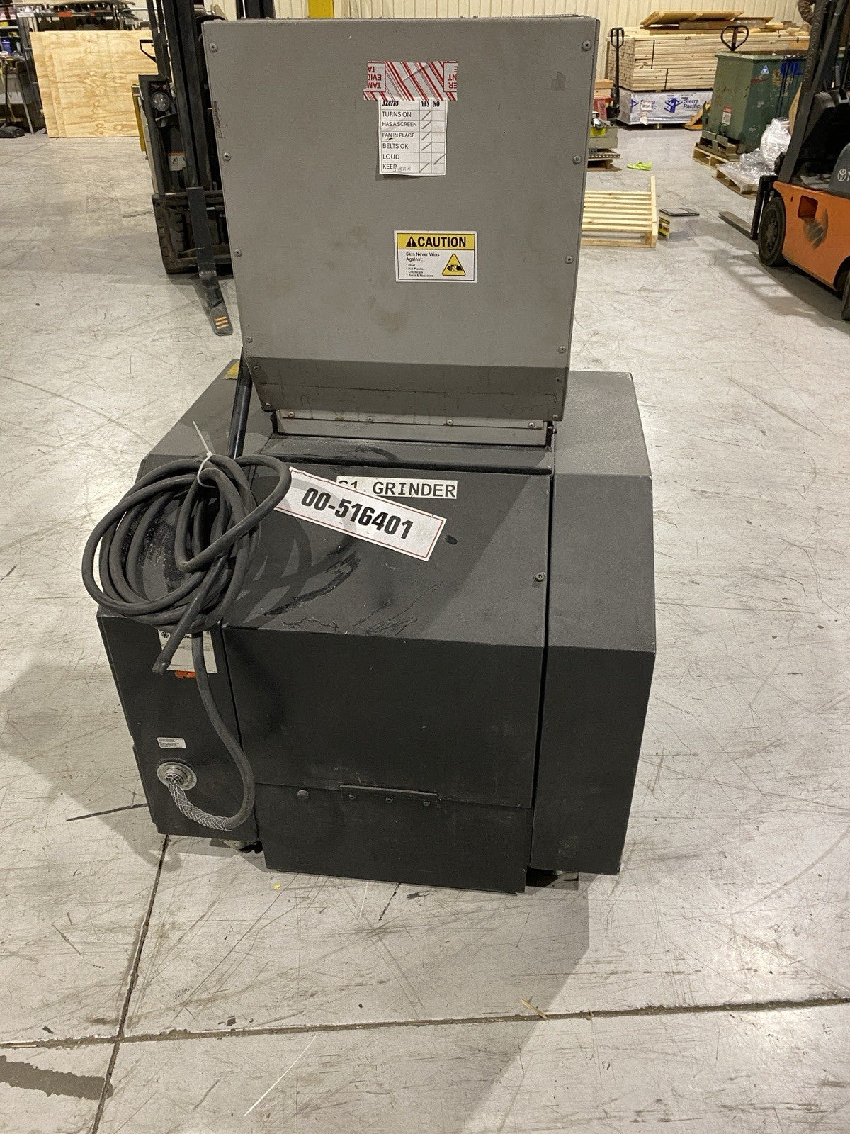 F-19 | Rapid Force Plastic Granulator 480V 3ph - Used - Maverick Industrial Sales