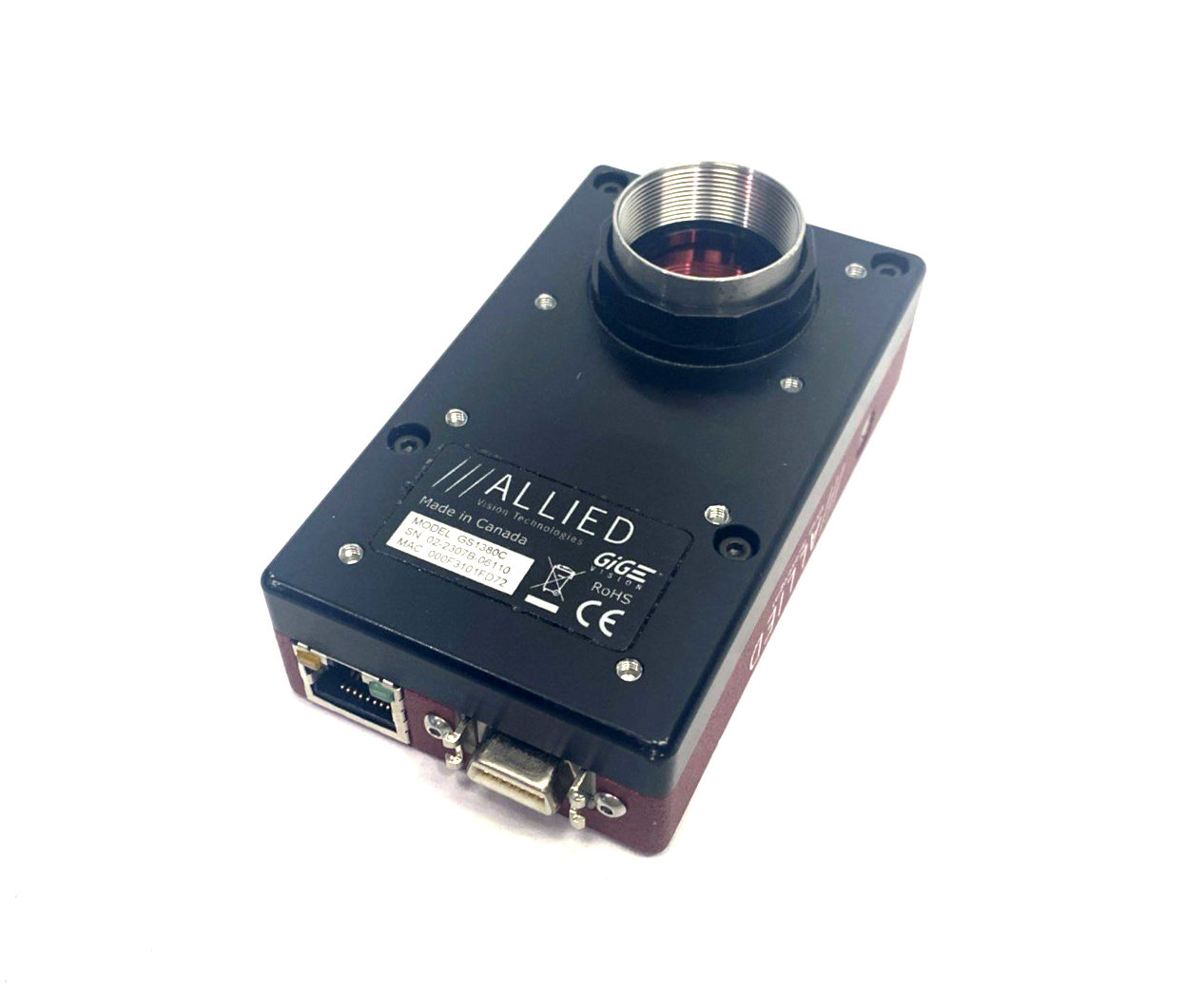 Allied Vision GS1380C Prosilica GS Machine Vision Camera - Maverick Industrial Sales