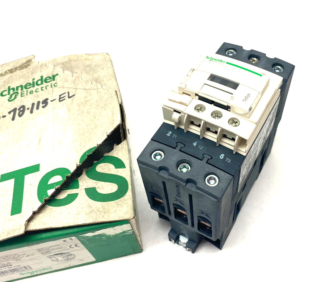 Schneider Electric LC1D50AF7 TeSys Deca IEC Contactor, Nonreversing 3-Phase - Maverick Industrial Sales