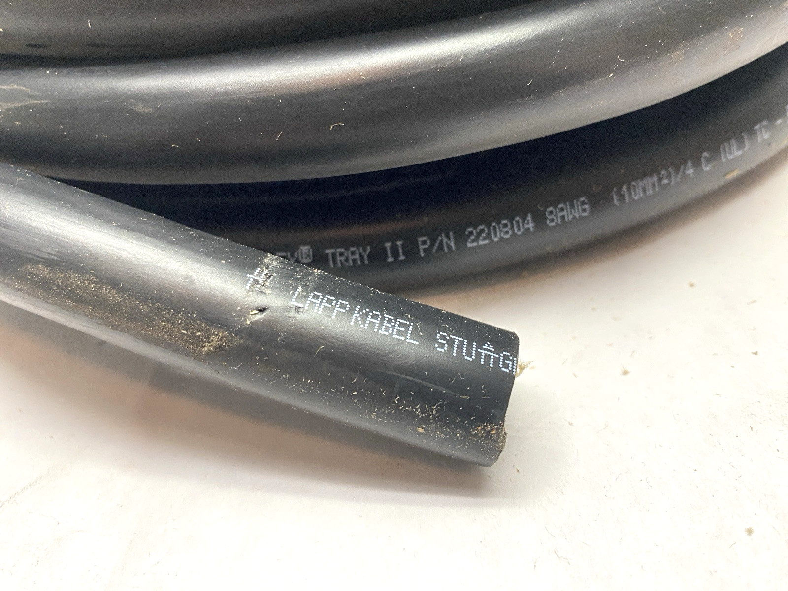 LAPP 220804 Cable OLFLEX TRAY II 4G10 8/4C 18.0 FT 4C 8 AWG Black - Maverick Industrial Sales