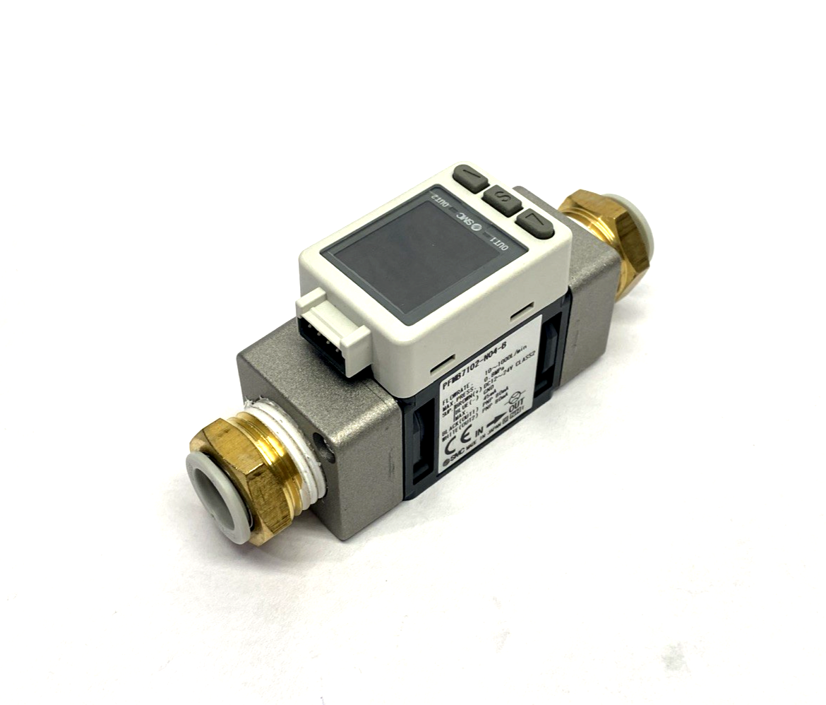 SMC PFMB7102-N04-B Pneumatic Digital Flow Switch 1/2" NPT - Maverick Industrial Sales