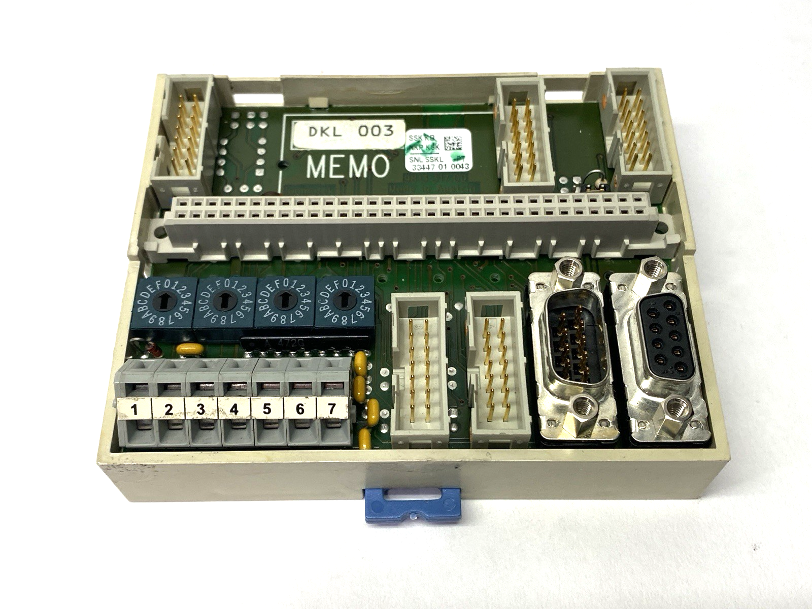 05-024-003 | Sigmatek DIAS CPU Base Terminal I/O Module DKL003 - Used - Maverick Industrial Sales