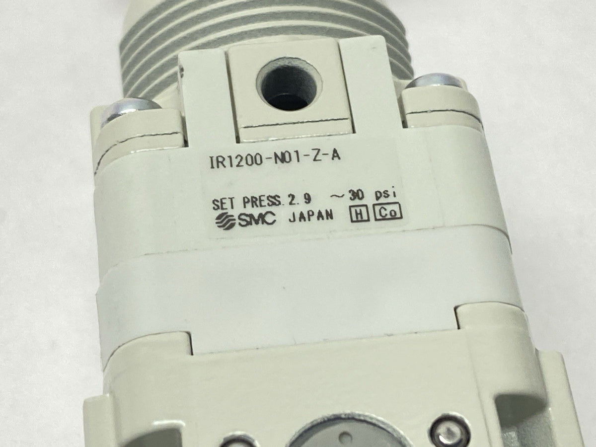 SMC IR1200-N01BG-Z-A Pneumatic Precision Pressure Regulator 1/8" NPT - Maverick Industrial Sales