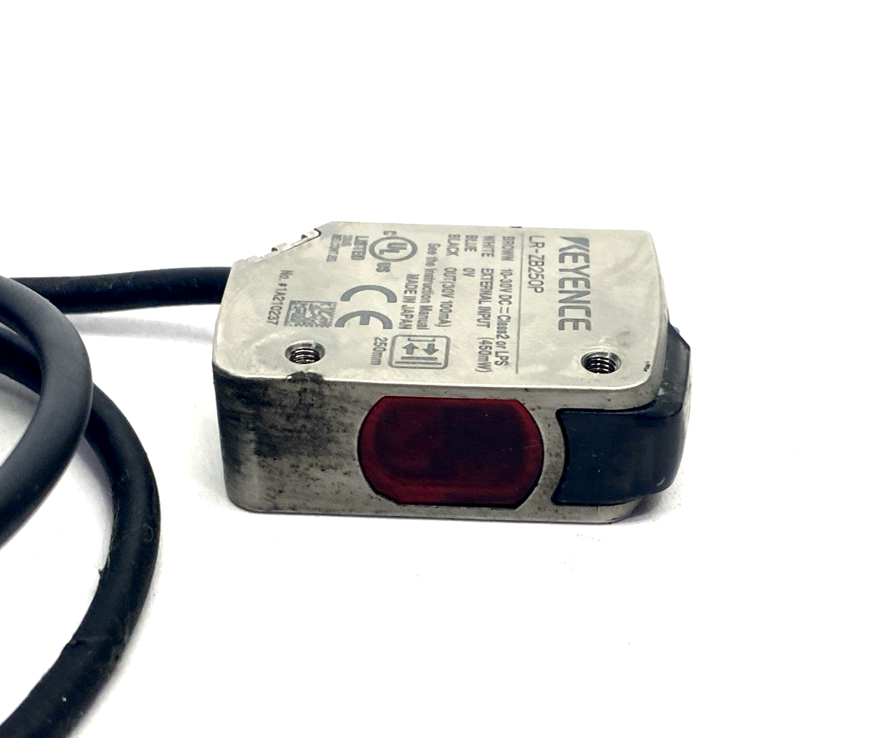 Keyence LR-ZB250P Laser Sensor CUT CABLE - Maverick Industrial Sales