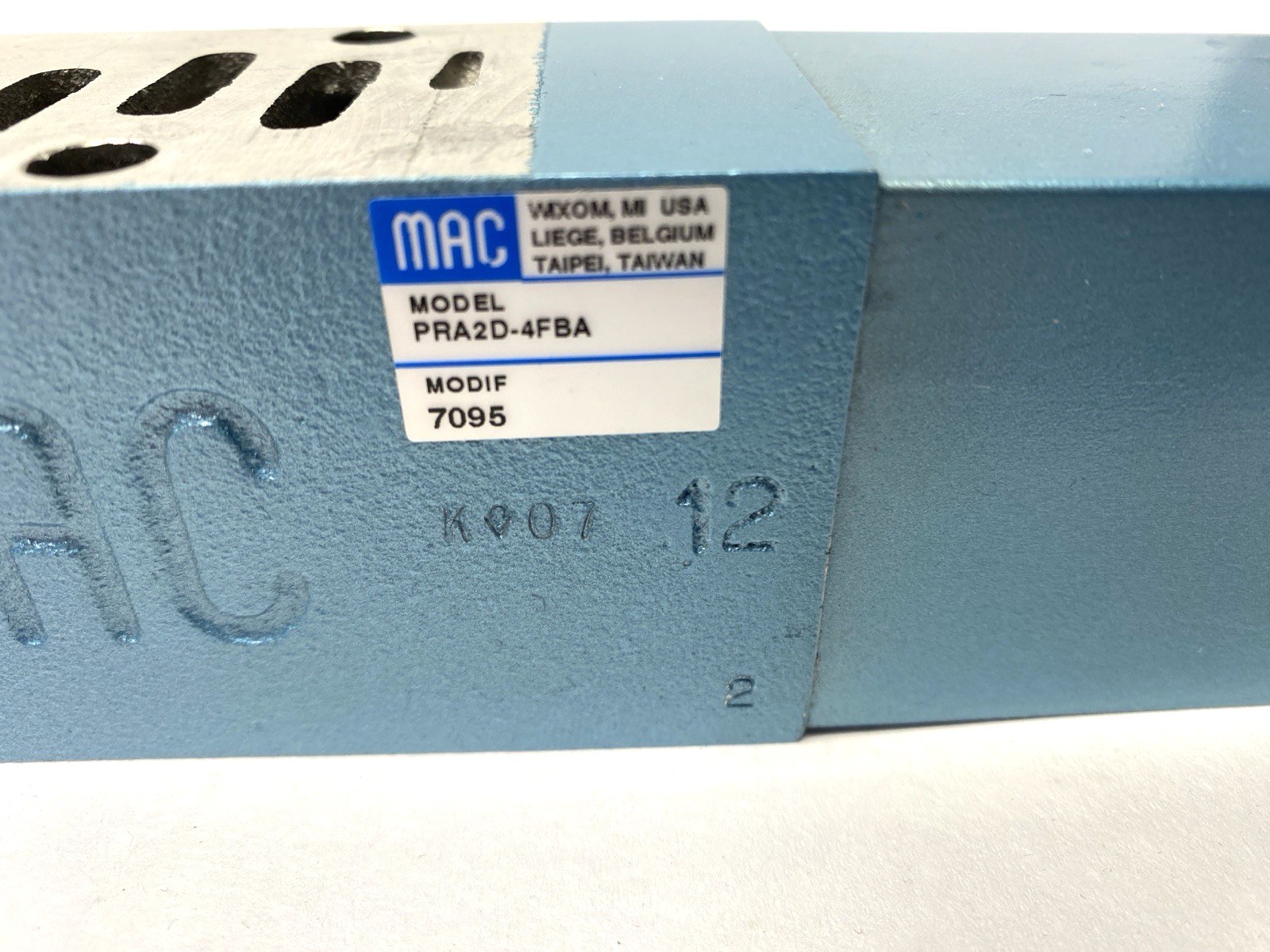 Mac Valves PRA2D-4FBA Pneumatic Pressure Regulator - Maverick Industrial Sales