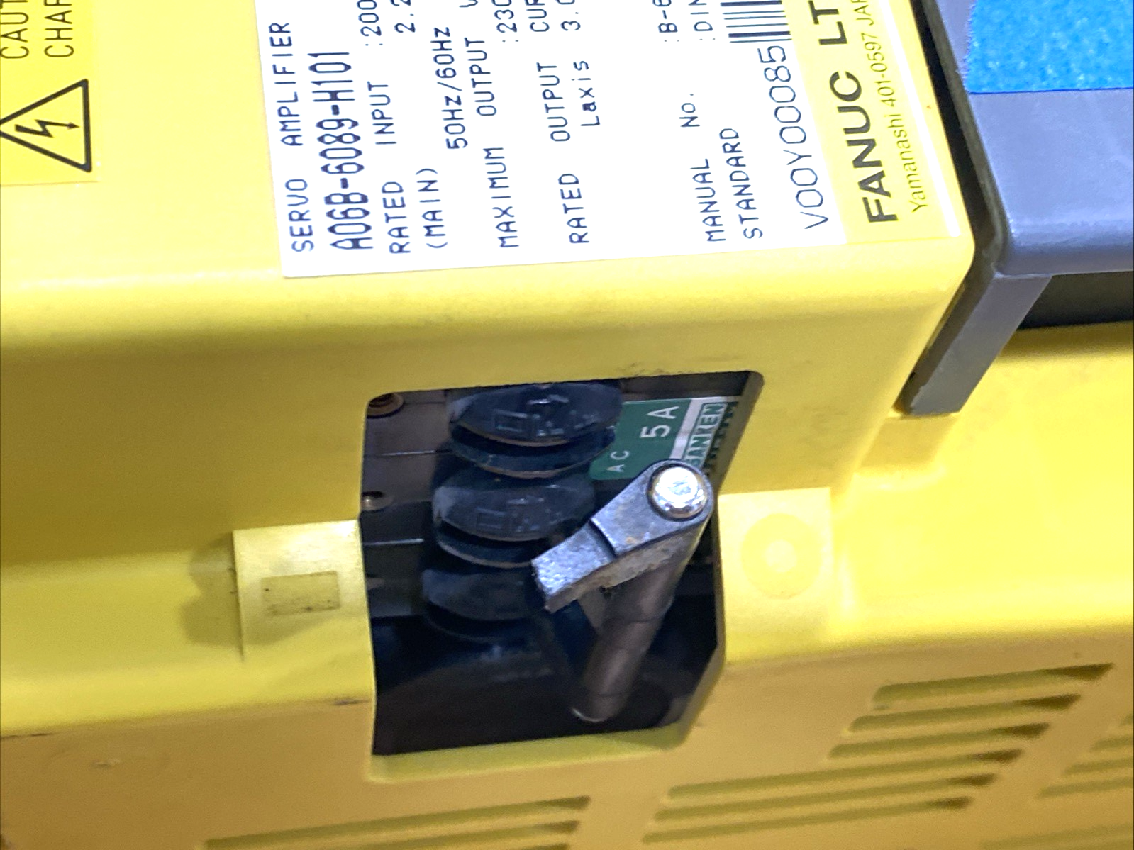 Fanuc A06B-6089-H101 E Servo Amplifier Unit 3PH 230VAC 3A - Maverick Industrial Sales