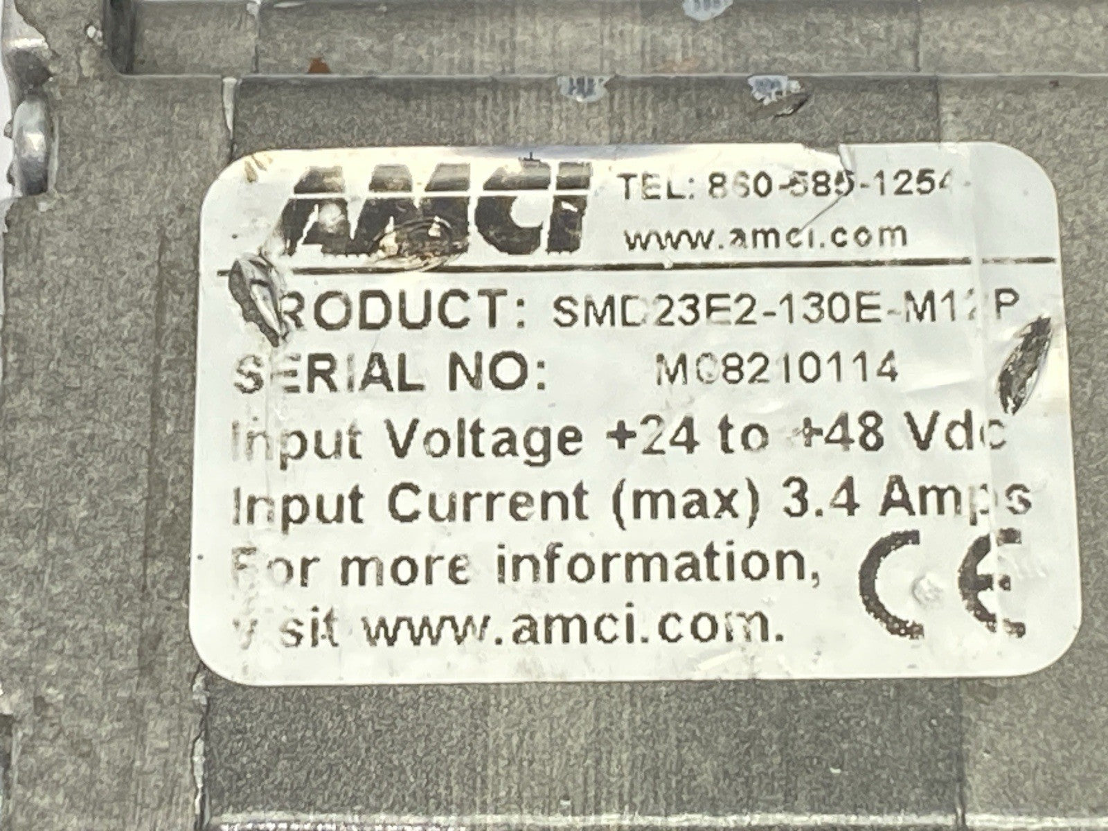 AMCI SMD23E2-130E-M12P Ethernet Integrated Stepper Motor 3.4A 24-48VDC - Maverick Industrial Sales