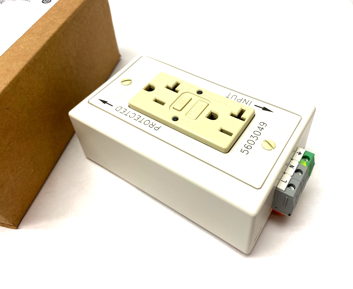 Phoenix Contact EM-DUO 120/20/GFI/AUX Screw Connection Socket 5603049 - Maverick Industrial Sales