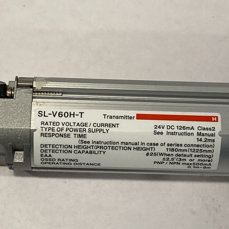 Keyence SL-V60H Light Curtain Transmitter / Receiver Set SL-V60H-T SL-V60H-R - Maverick Industrial Sales