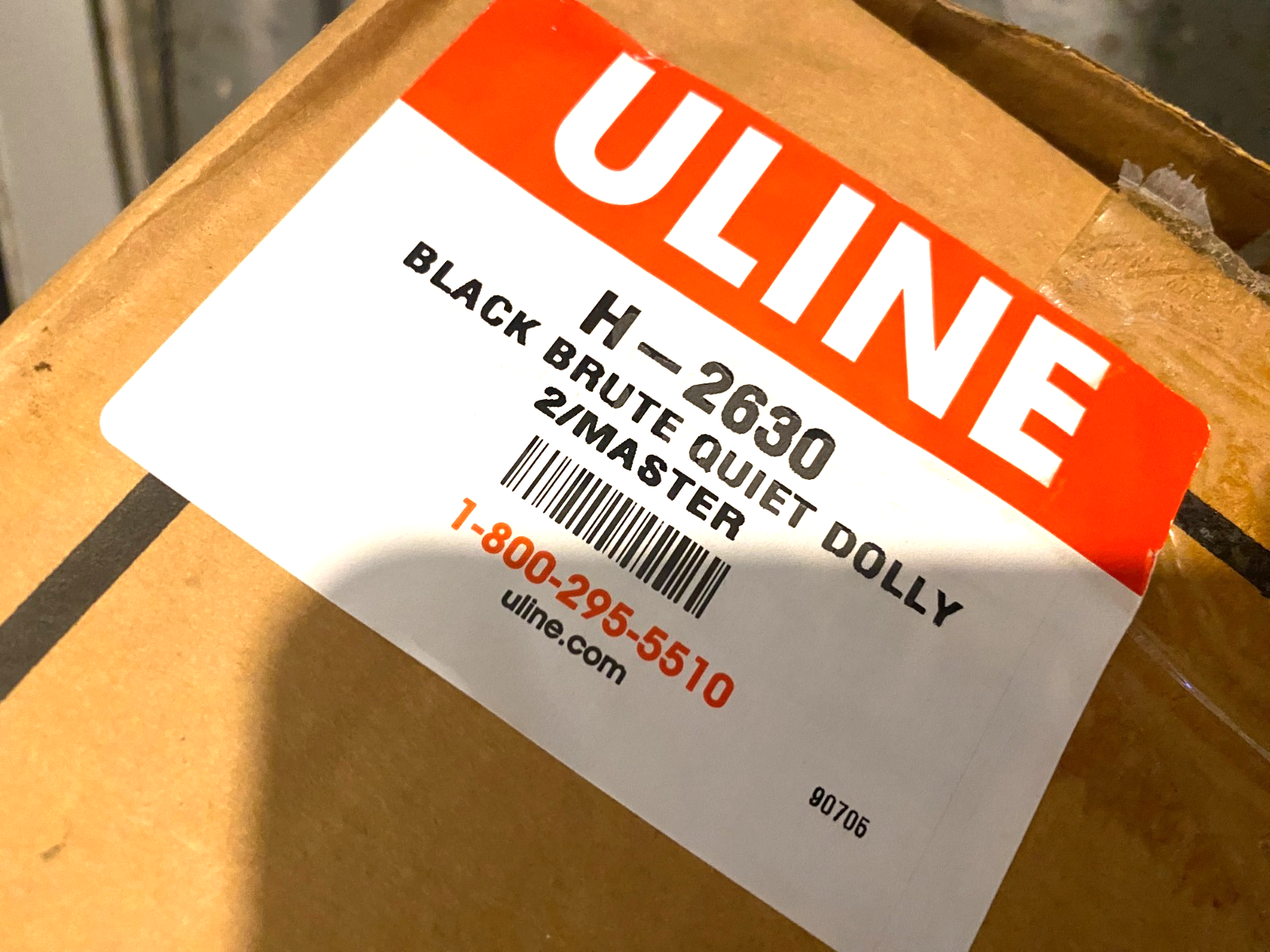 H-2630 | Uline Rubbermaid® Brute® Quiet Trash Can Dolly - New – Open Box - Maverick Industrial Sales