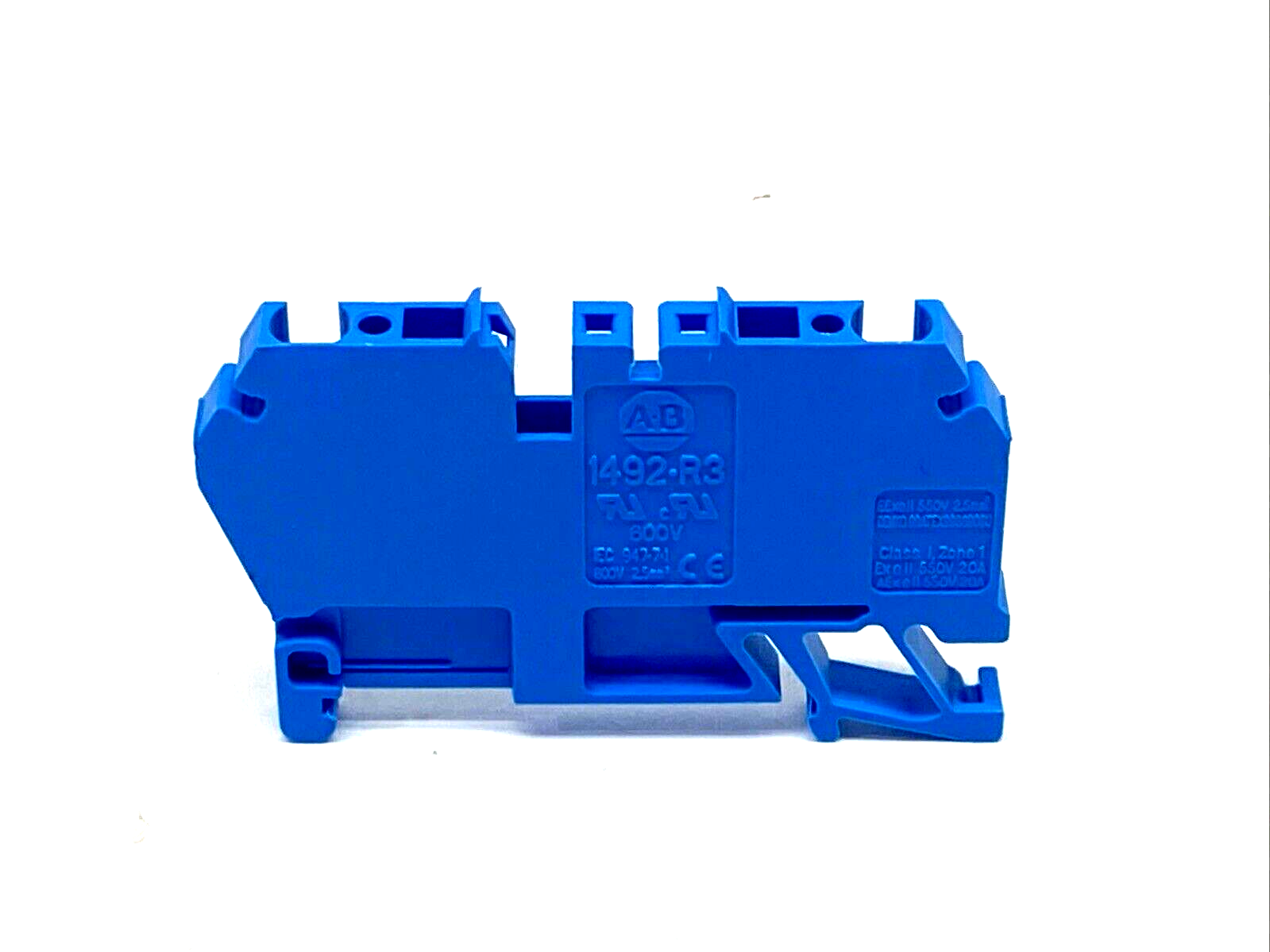 Allen Bradley 1492-R3-B Ser. A Terminal Block, Blue, BOX OF 50 - Maverick Industrial Sales
