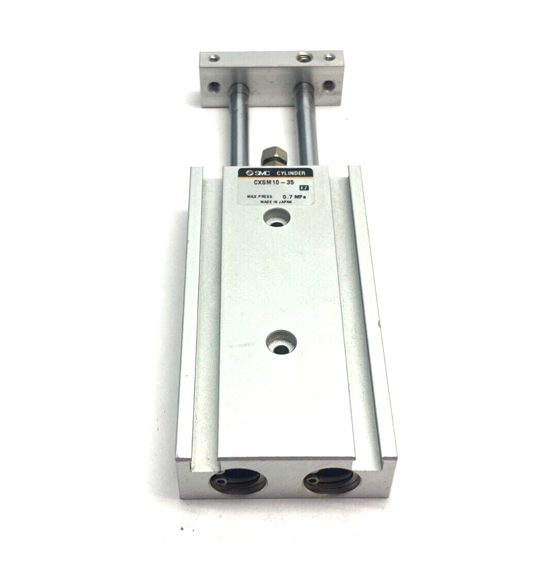 SMC CXSM10-35 Dual-Rod Guided Pneumatic Cylinder 10mm Bore 35mm Stroke - Maverick Industrial Sales