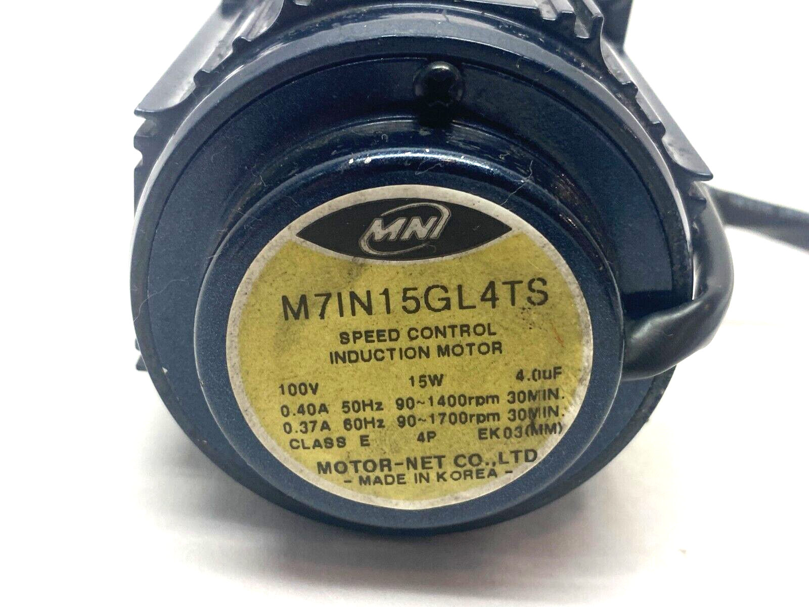 Motor-Net M7IN15GL4TS Speed Control Induction Motor - Maverick Industrial Sales