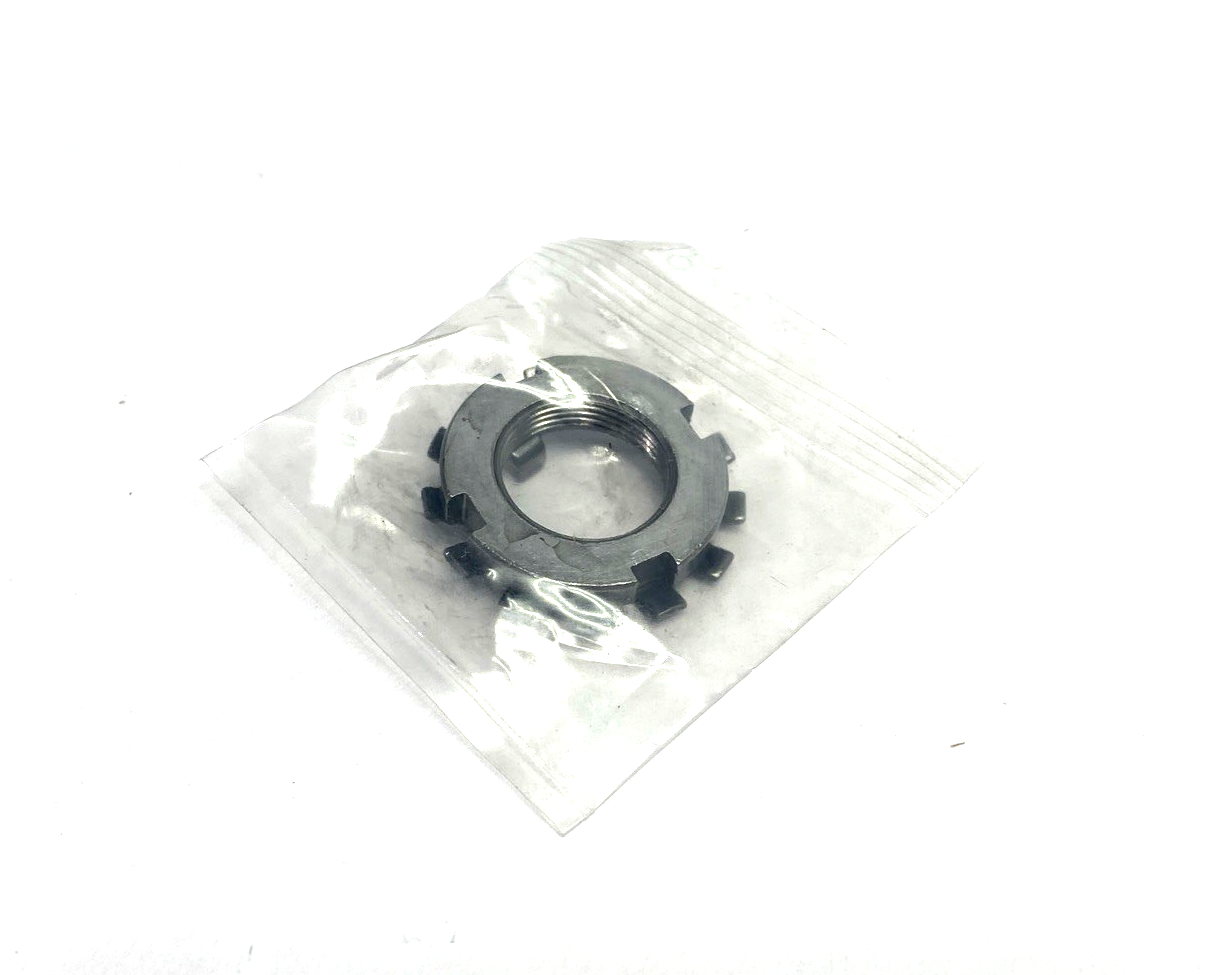 MiSUMi JLNK17 Bearing Lock Nut w/Tooth Lock Washer M17x1, Steel LOT OF 8 - Maverick Industrial Sales