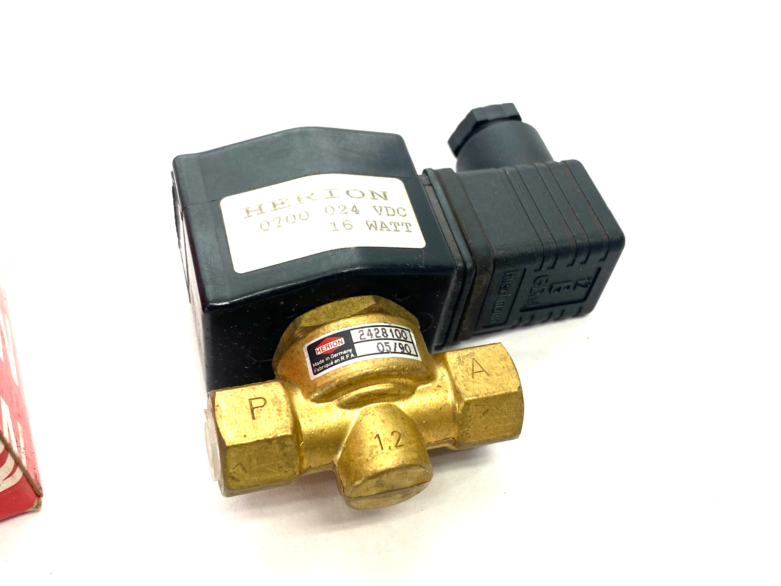 Herion 2428100 Solenoid Valve 3/2 24VDC 0700 - Maverick Industrial Sales