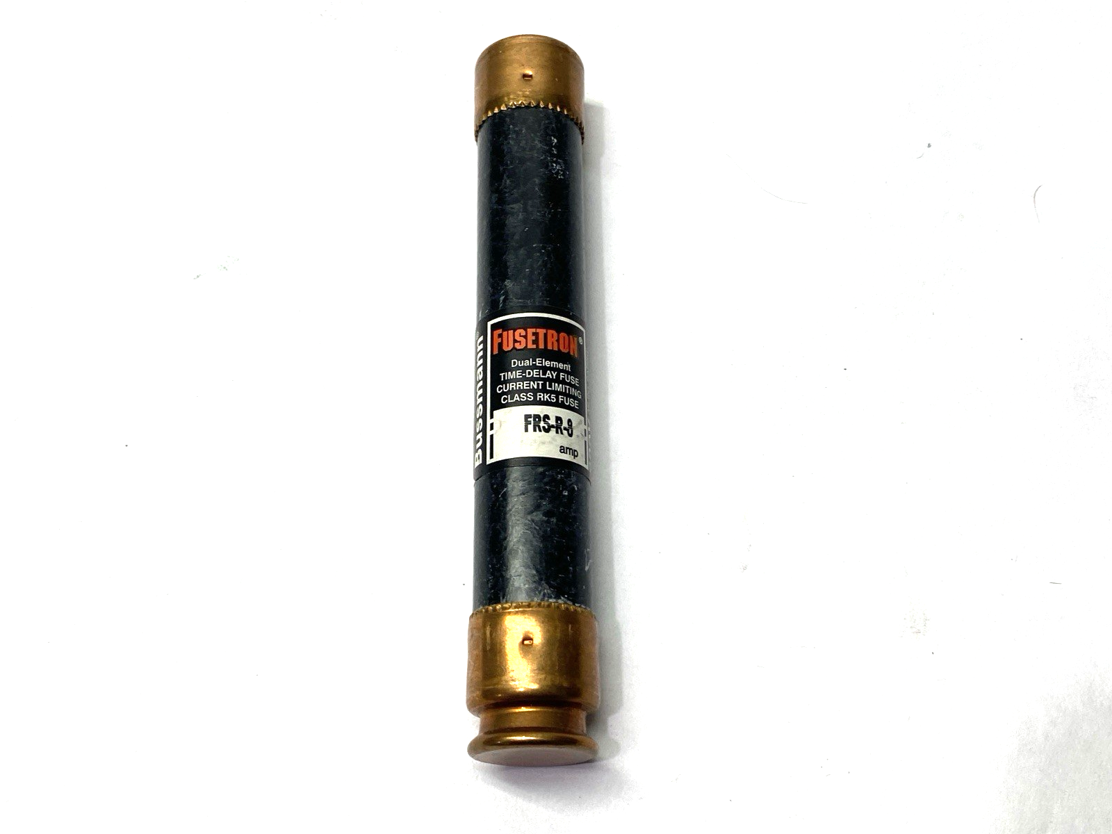 Fusetron FRS-R-8 Time-Delay Current Limiting Fuse Class RK5 600V 8A SHELFWARE - Maverick Industrial Sales