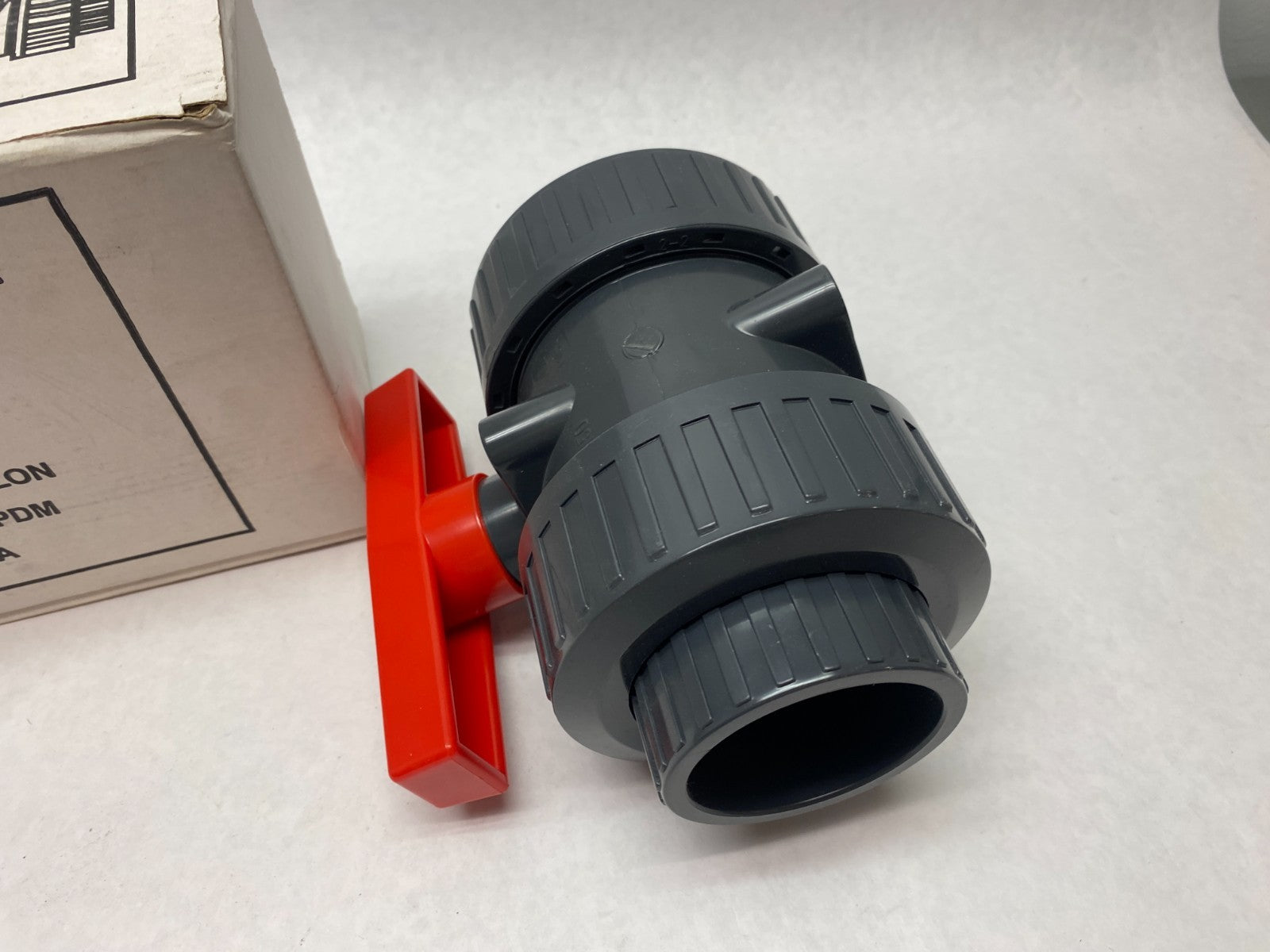 DN50 2" Double Union Ball Valve PVC-U, Teflon Seat, EPDM Seals - Maverick Industrial Sales