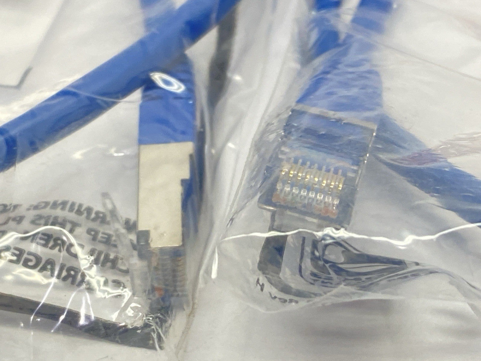 Eaton N105-003-BL Tripp Lite Cat5e Blue Molded STP Patch Cable RJ45 3ft LOT OF 2 - Maverick Industrial Sales