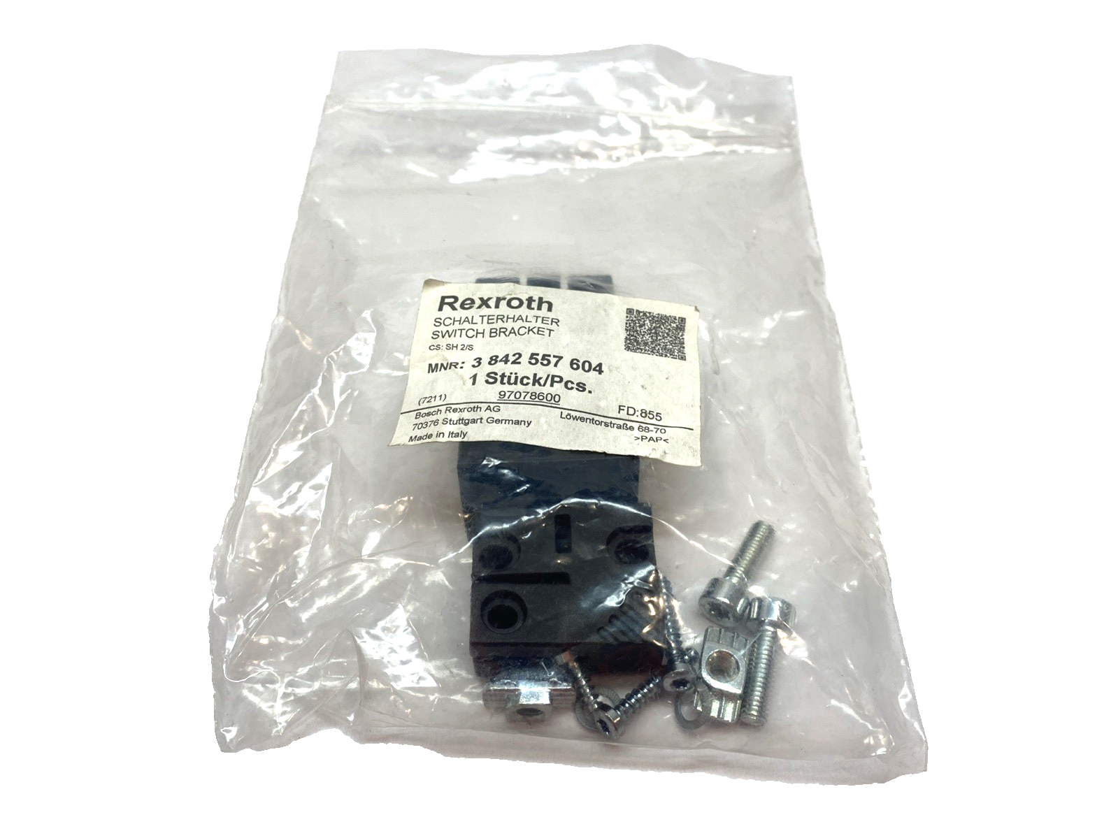 Bosch Rexroth 3842557604 Switch Bracket SH 2/S - Maverick Industrial Sales