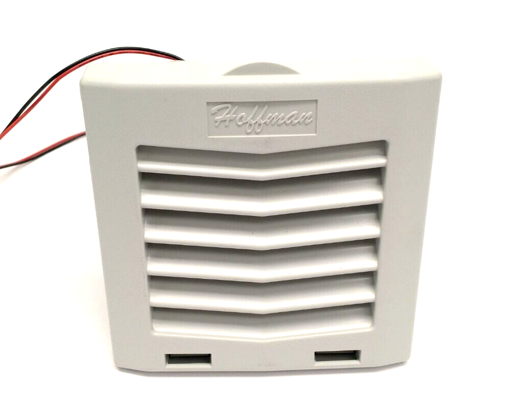 Hoffman HF0424414 Side-Mount Filter Fan 24V 21CFM, Light Gray - Maverick Industrial Sales