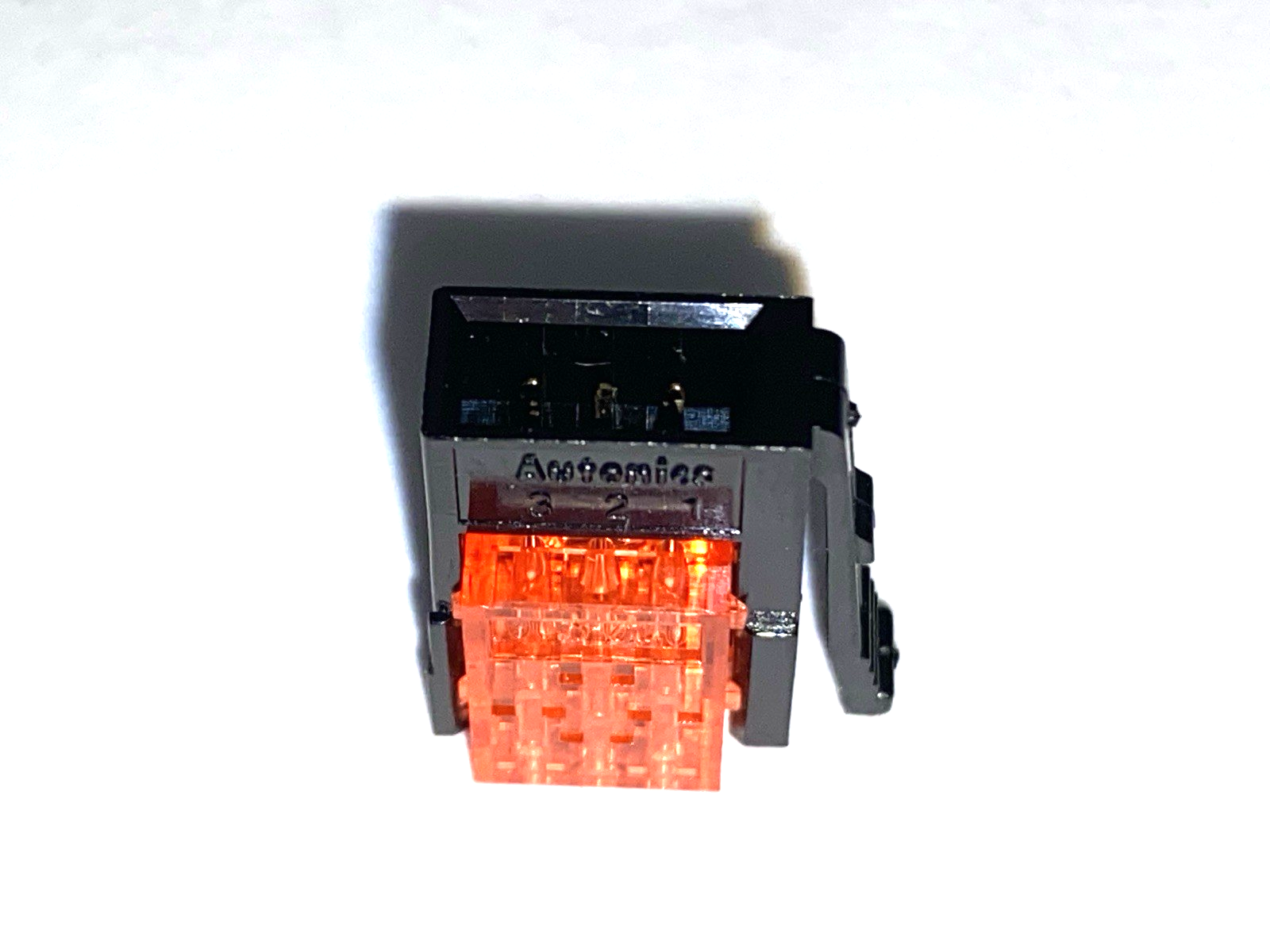 Autonics CNE-P03-RE Red Socket Sensor Connector Male 3-Pin AWG24-26 LOT OF 10 - Maverick Industrial Sales