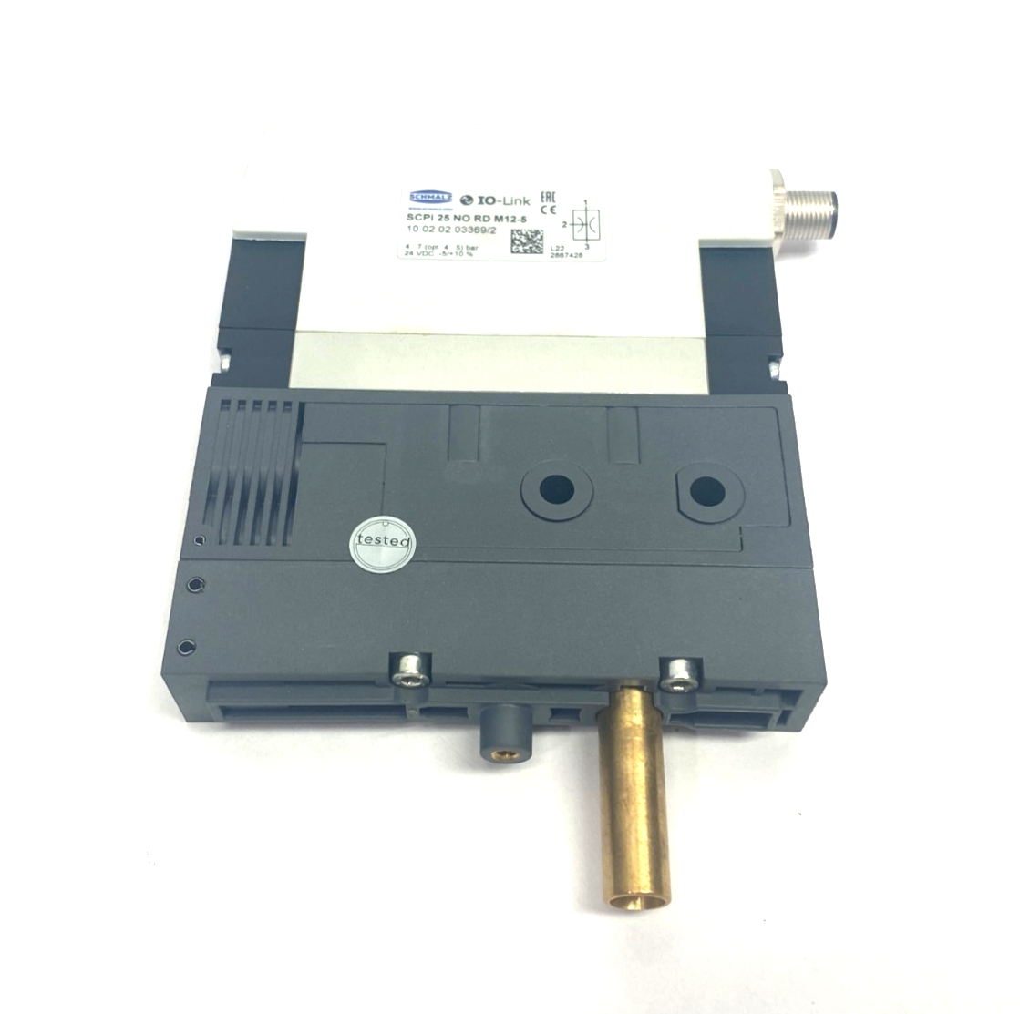 Schmalz SCPi 25 NO RD M12-5 Vacuum Generator 10.02.02.03369/2 MISSING REAR HOUSE - Maverick Industrial Sales